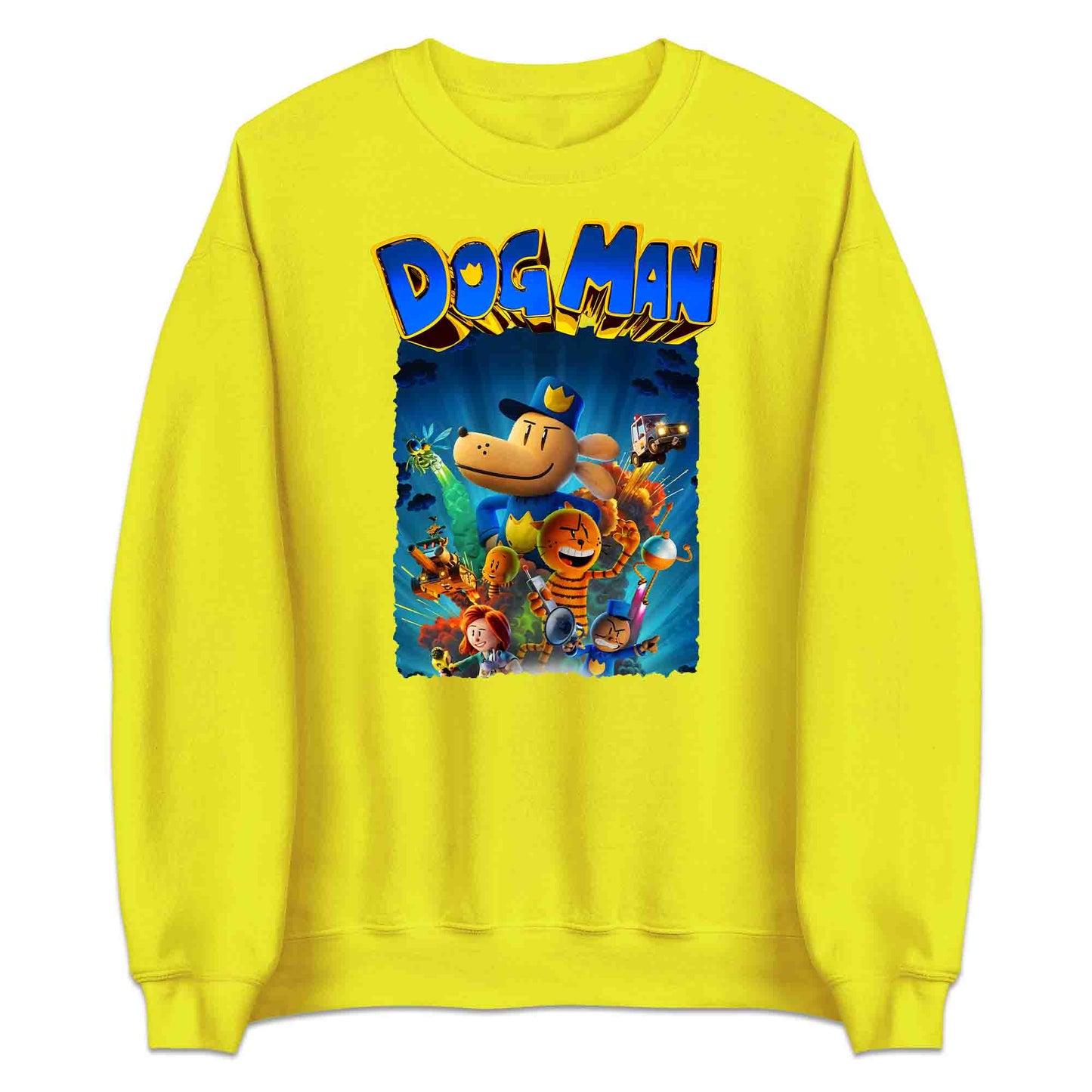 Dog Man World Book Day T-Shirt | Humanoid Animal Cop Dog Jumper | Comic Story Book Hoodie | PRODUCT CODE: DGHJEOIQWM
