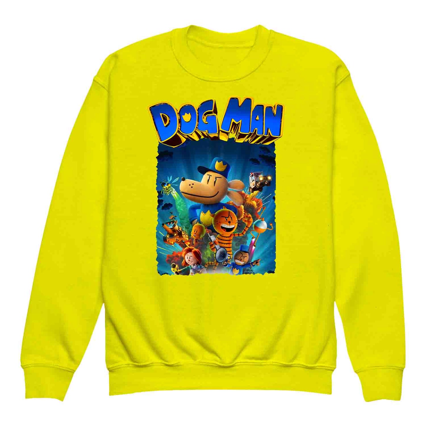 Dog Man World Book Day Kids T-Shirt | Humanoid Animal Cop Dog Jumper | Comic Story Book Hoodie | PRODUCT CODE: DGHJEOIQWM