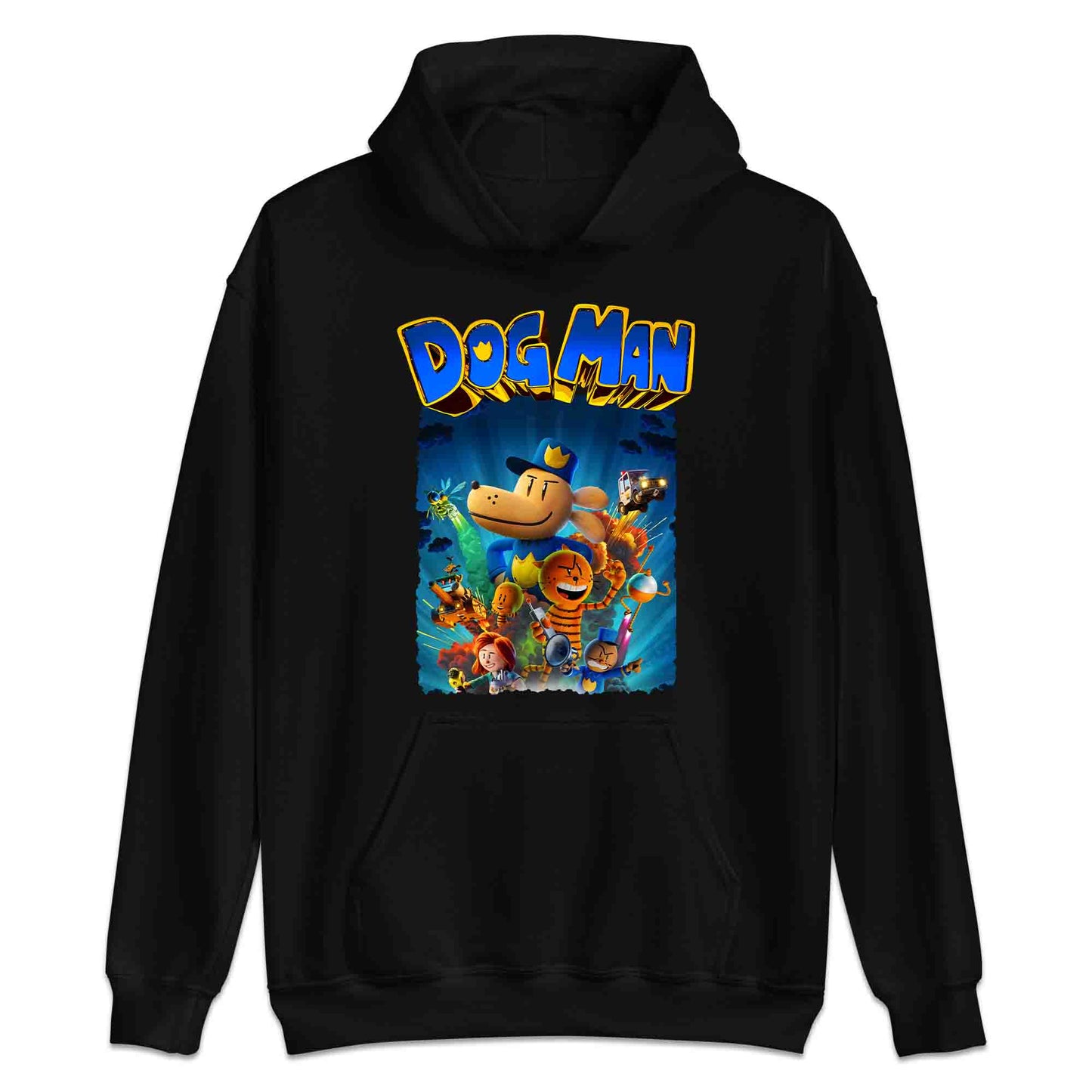 Dog Man World Book Day T-Shirt | Humanoid Animal Cop Dog Jumper | Comic Story Book Hoodie | PRODUCT CODE: DGHJEOIQWM
