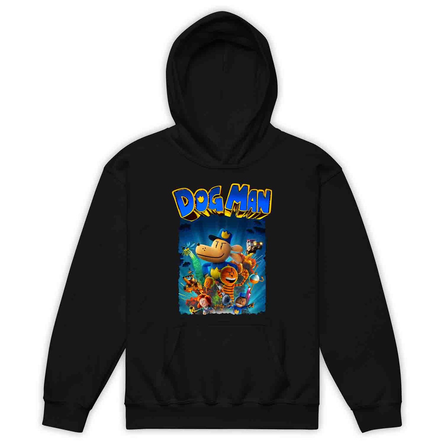 Dog Man World Book Day Kids T-Shirt | Humanoid Animal Cop Dog Jumper | Comic Story Book Hoodie | PRODUCT CODE: DGHJEOIQWM