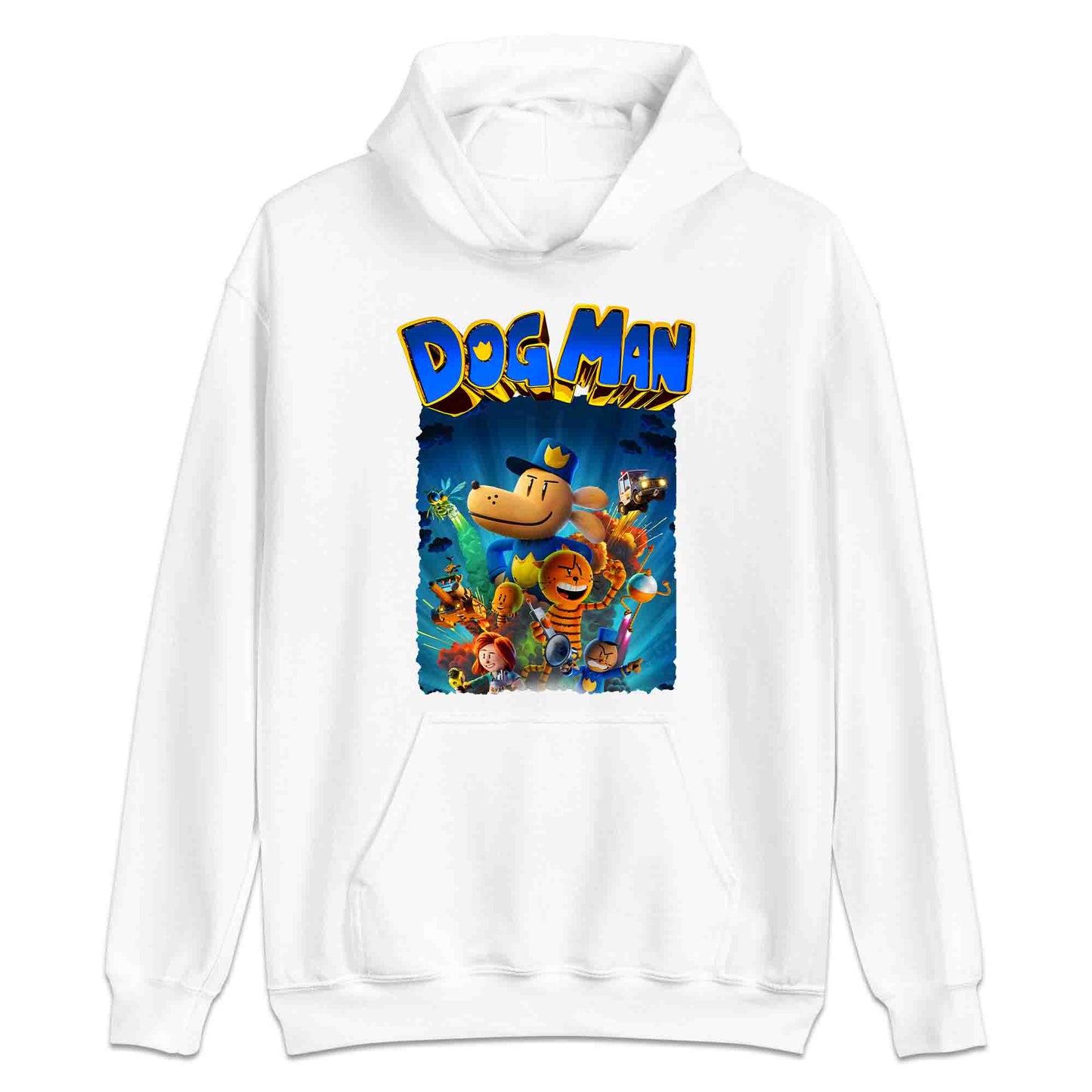 Dog Man World Book Day T-Shirt | Humanoid Animal Cop Dog Jumper | Comic Story Book Hoodie | PRODUCT CODE: DGHJEOIQWM