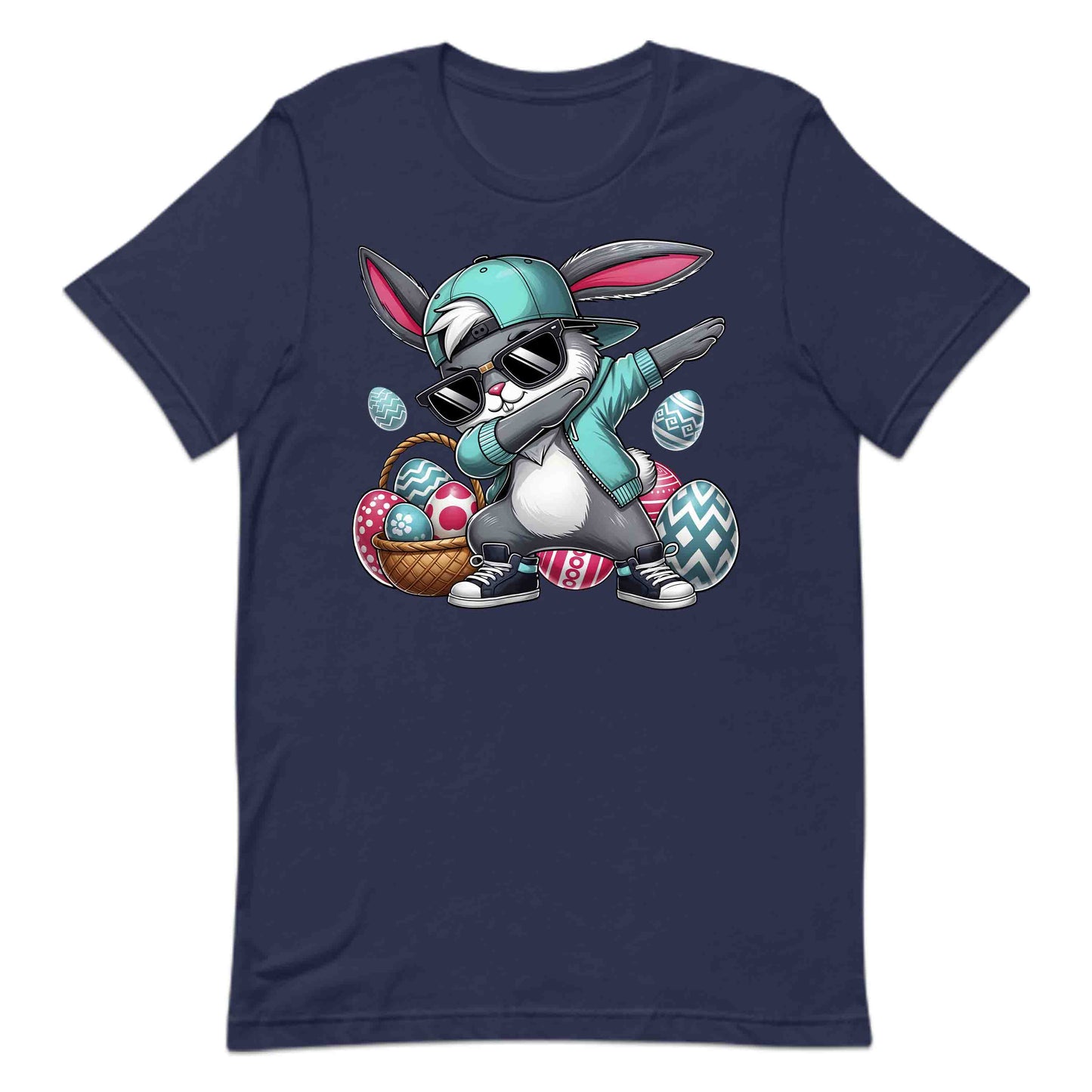 Dabbing Easter Bunny Fun Hip-Hop Rabbit with Shades | PRODUCT CODE: DGNVBJEPAWU