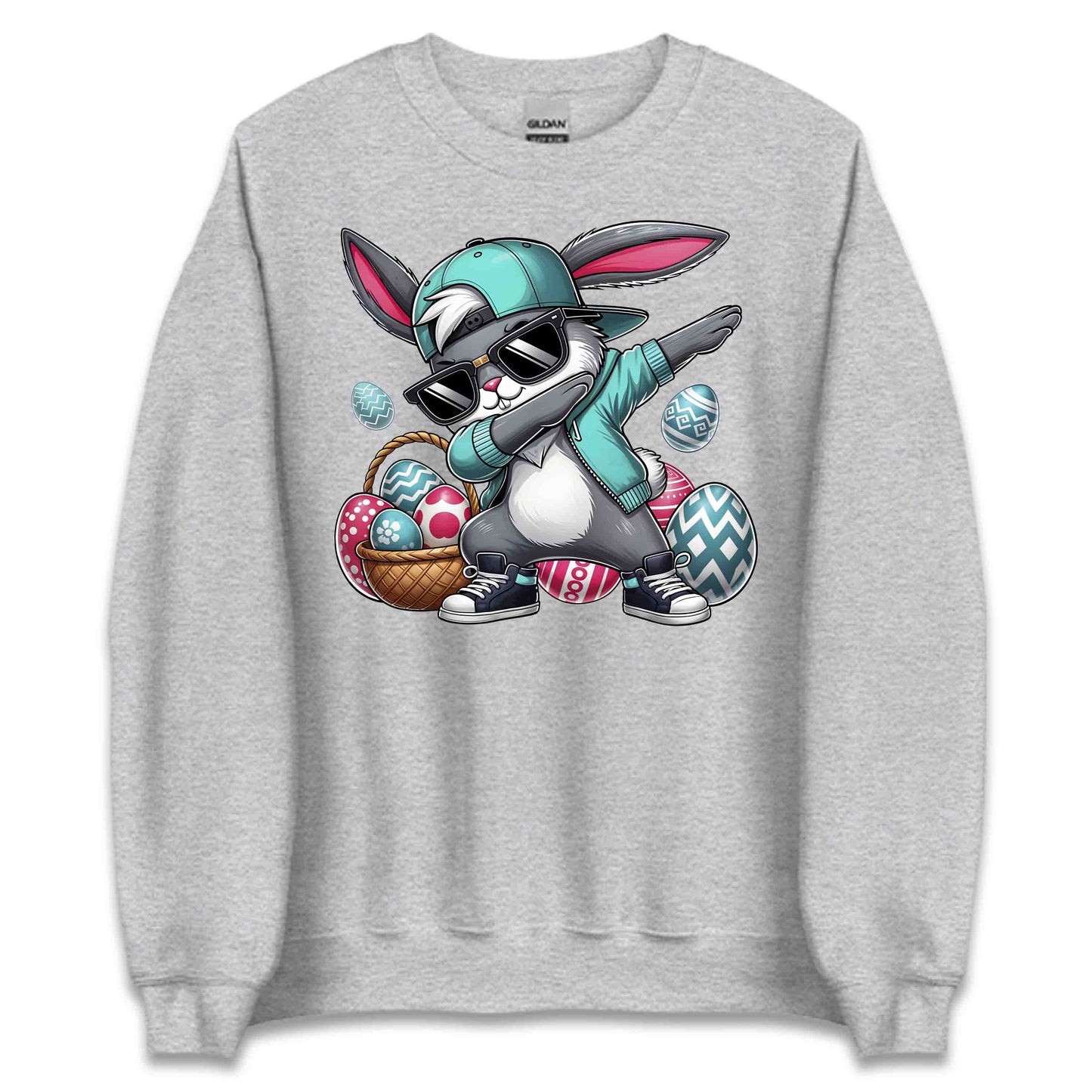 Dabbing Easter Bunny Fun Hip-Hop Rabbit with Shades | PRODUCT CODE: DGNVBJEPAWU
