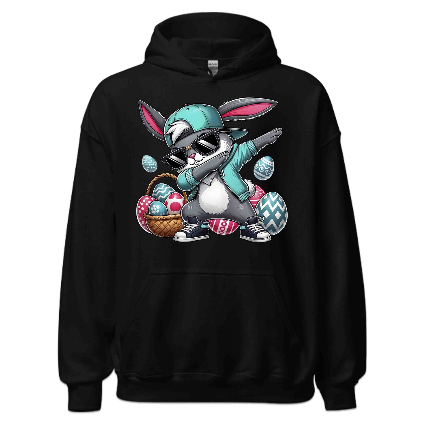 Dabbing Easter Bunny Fun Hip-Hop Rabbit with Shades | PRODUCT CODE: DGNVBJEPAWU