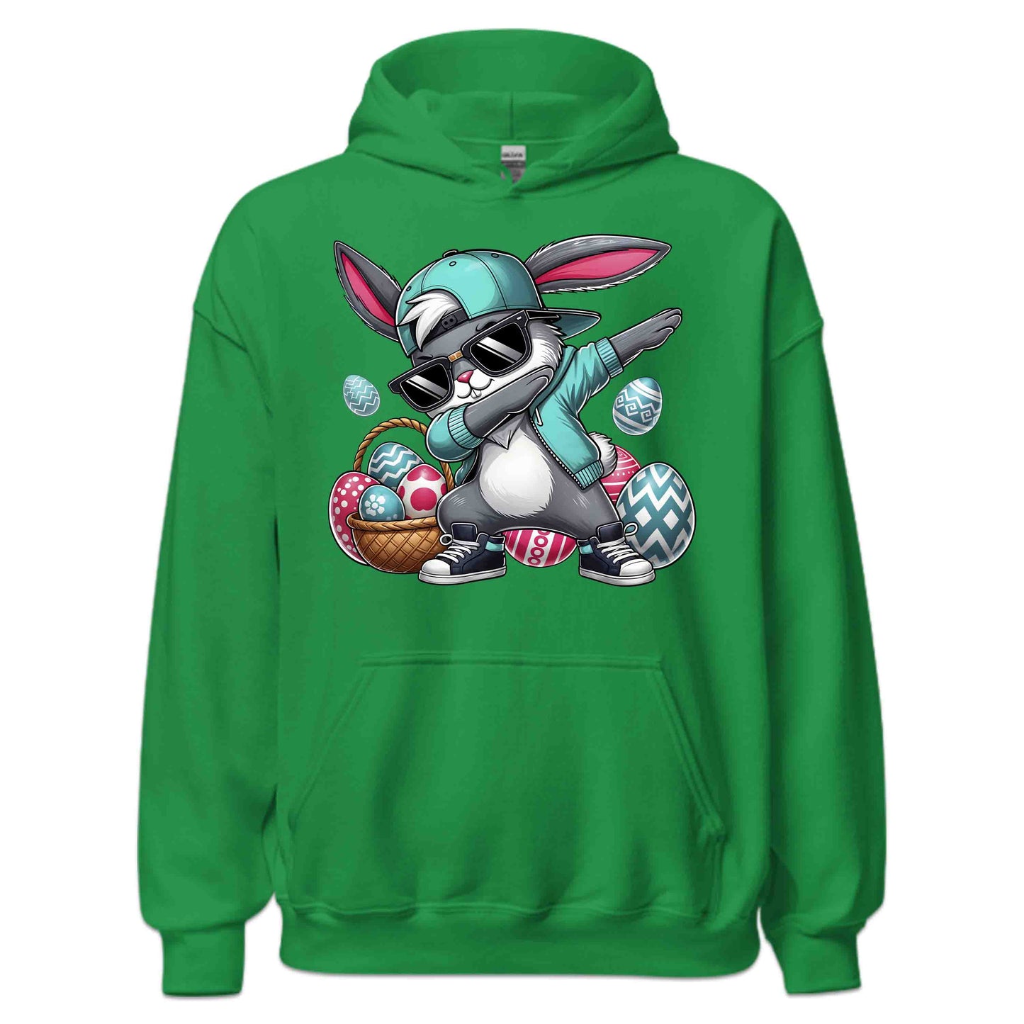 Dabbing Easter Bunny Fun Hip-Hop Rabbit with Shades | PRODUCT CODE: DGNVBJEPAWU