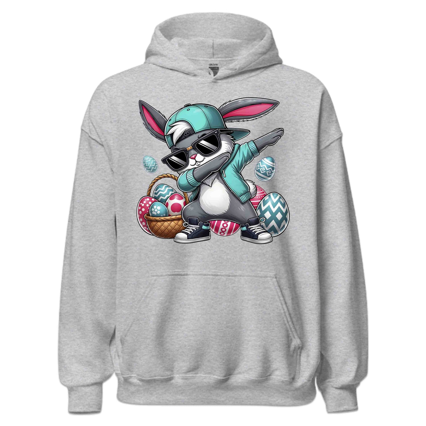 Dabbing Easter Bunny Fun Hip-Hop Rabbit with Shades | PRODUCT CODE: DGNVBJEPAWU
