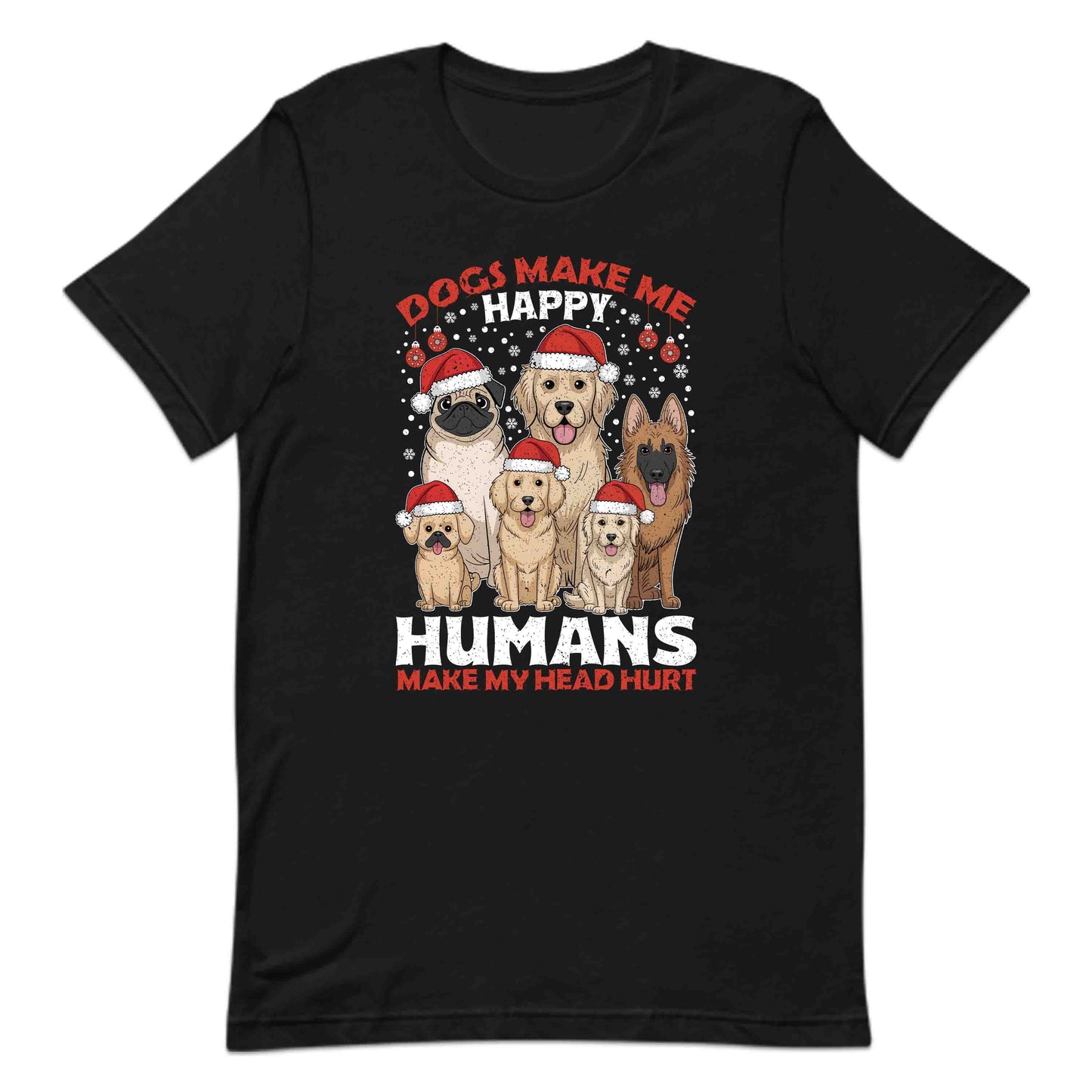 Christmas Santa Dogs Xmas Dog Lover Cozy Holiday | PRODUCT CODE: DGSCHRMKPYN