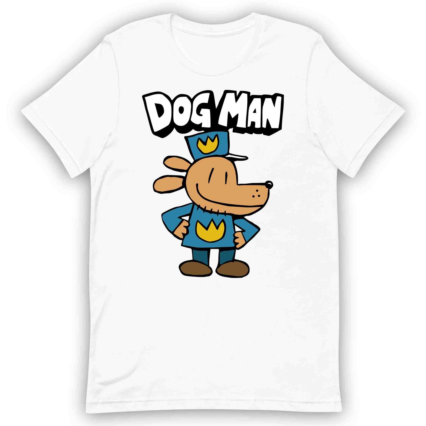 Dog Man World Book Day T-Shirt | Funny Cop Dog Jumper | Comic Cartoon Police Dog Hoodie | PRODUCT CODE: DGSDFUTRCX
