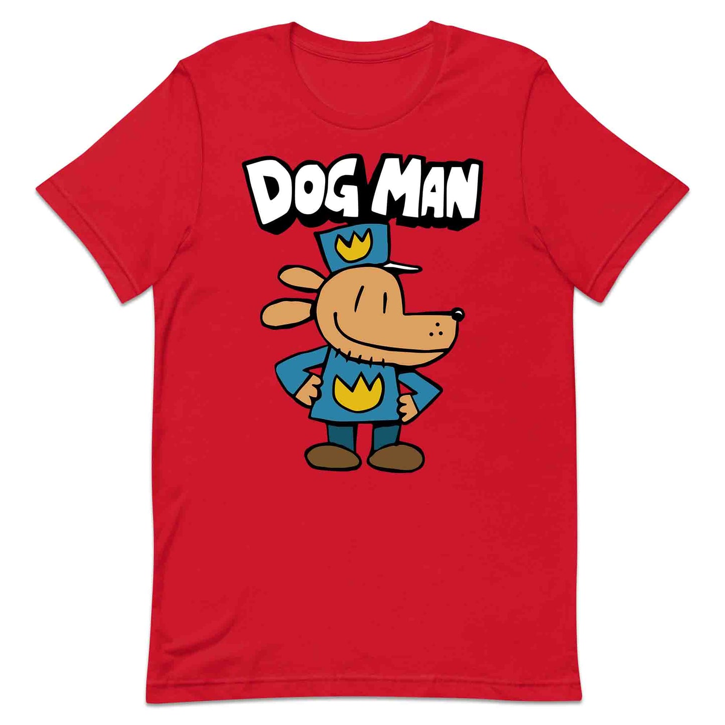 Dog Man World Book Day T-Shirt | Funny Cop Dog Jumper | Comic Cartoon Police Dog Hoodie | PRODUCT CODE: DGSDFUTRCX