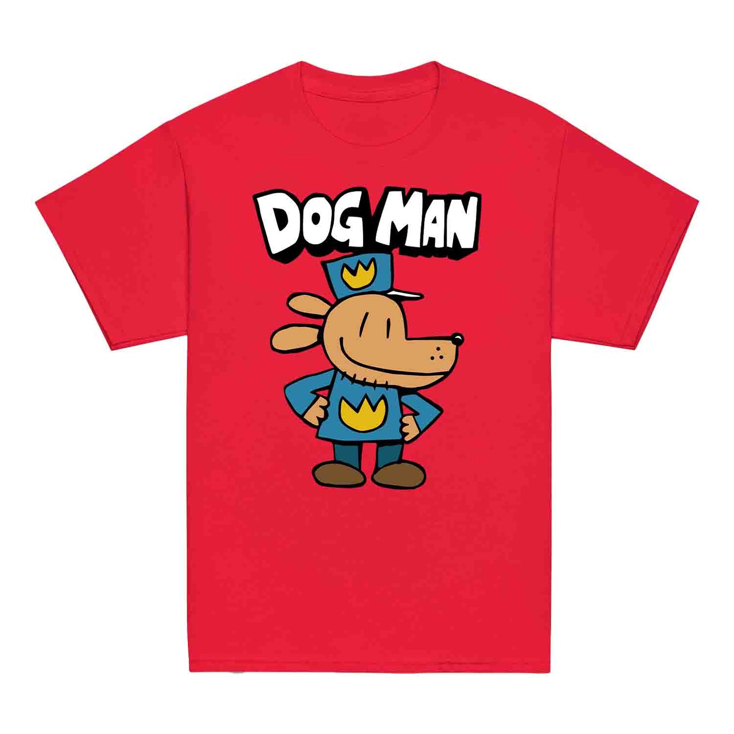Dog Man World Book Day Kids T-Shirt | Funny Cop Dog Kids Jumper | Comic Cartoon Police Dog Hoodie | PRODUCT CODE: DGSDFUTRCX