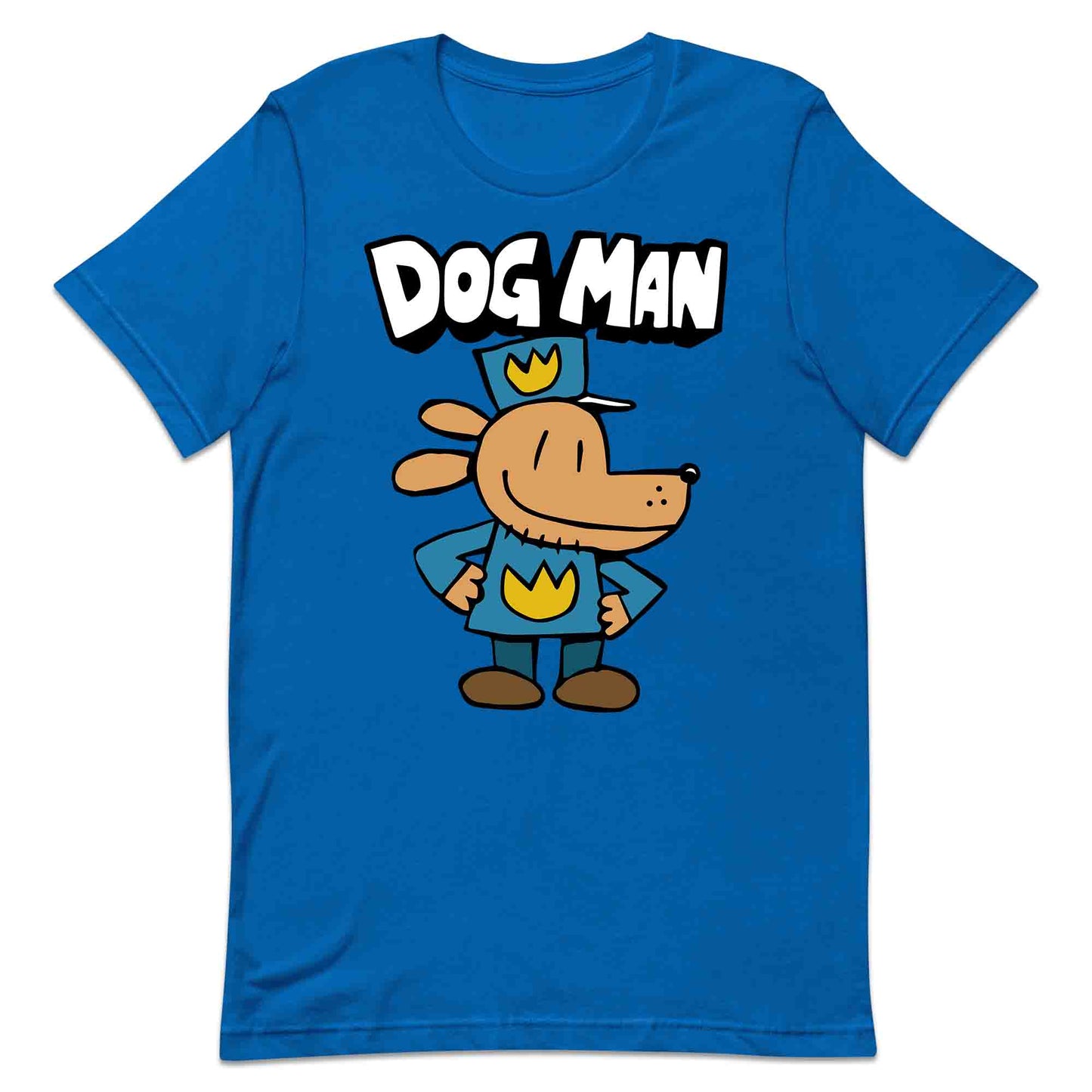 Dog Man World Book Day T-Shirt | Funny Cop Dog Jumper | Comic Cartoon Police Dog Hoodie | PRODUCT CODE: DGSDFUTRCX