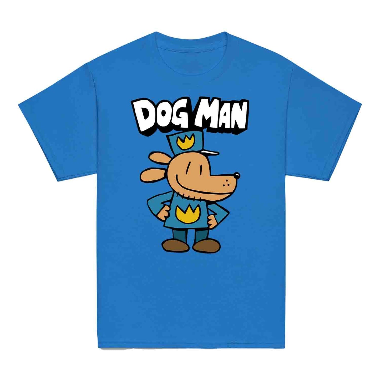 Dog Man World Book Day Kids T-Shirt | Funny Cop Dog Kids Jumper | Comic Cartoon Police Dog Hoodie | PRODUCT CODE: DGSDFUTRCX