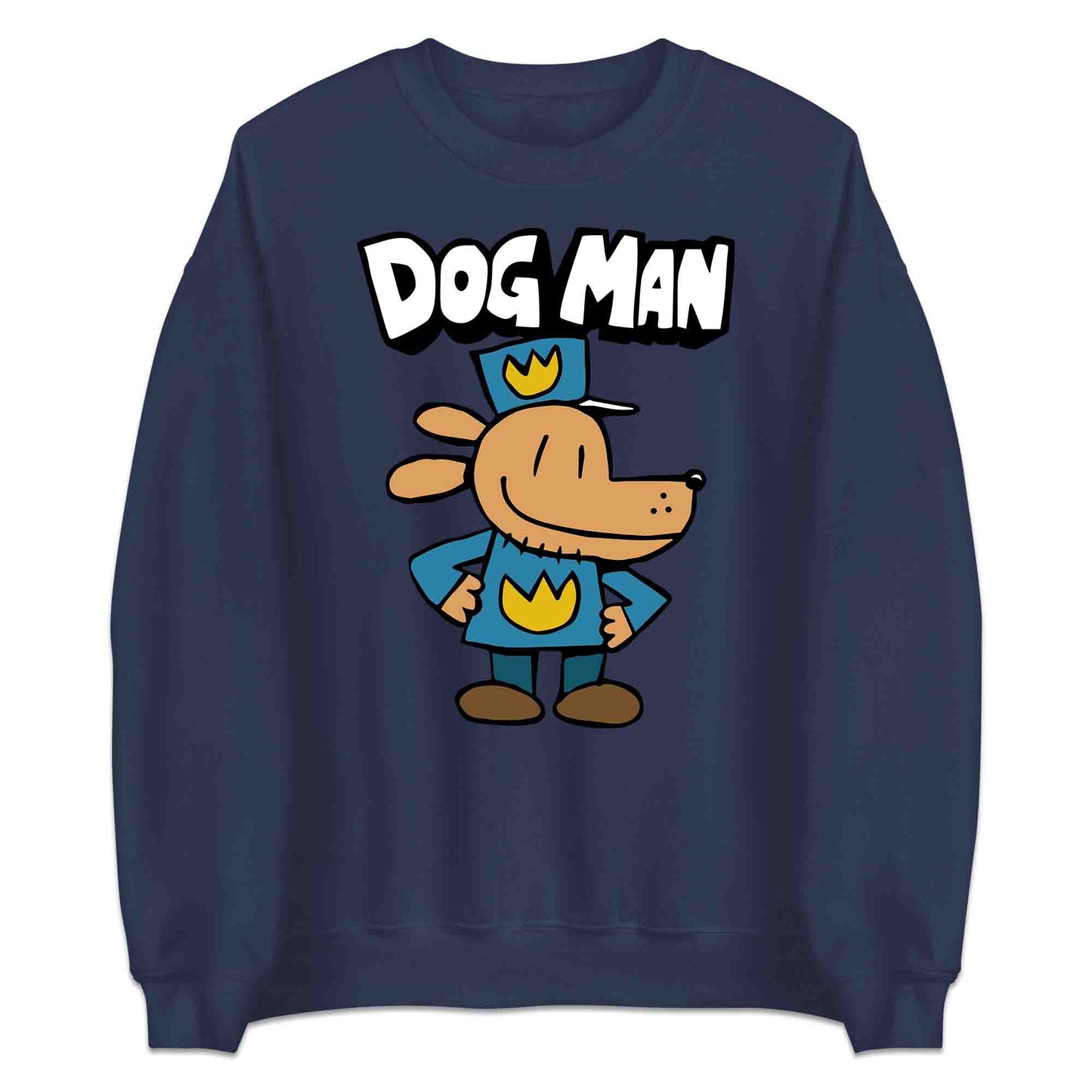 Dog Man World Book Day T-Shirt | Funny Cop Dog Jumper | Comic Cartoon Police Dog Hoodie | PRODUCT CODE: DGSDFUTRCX