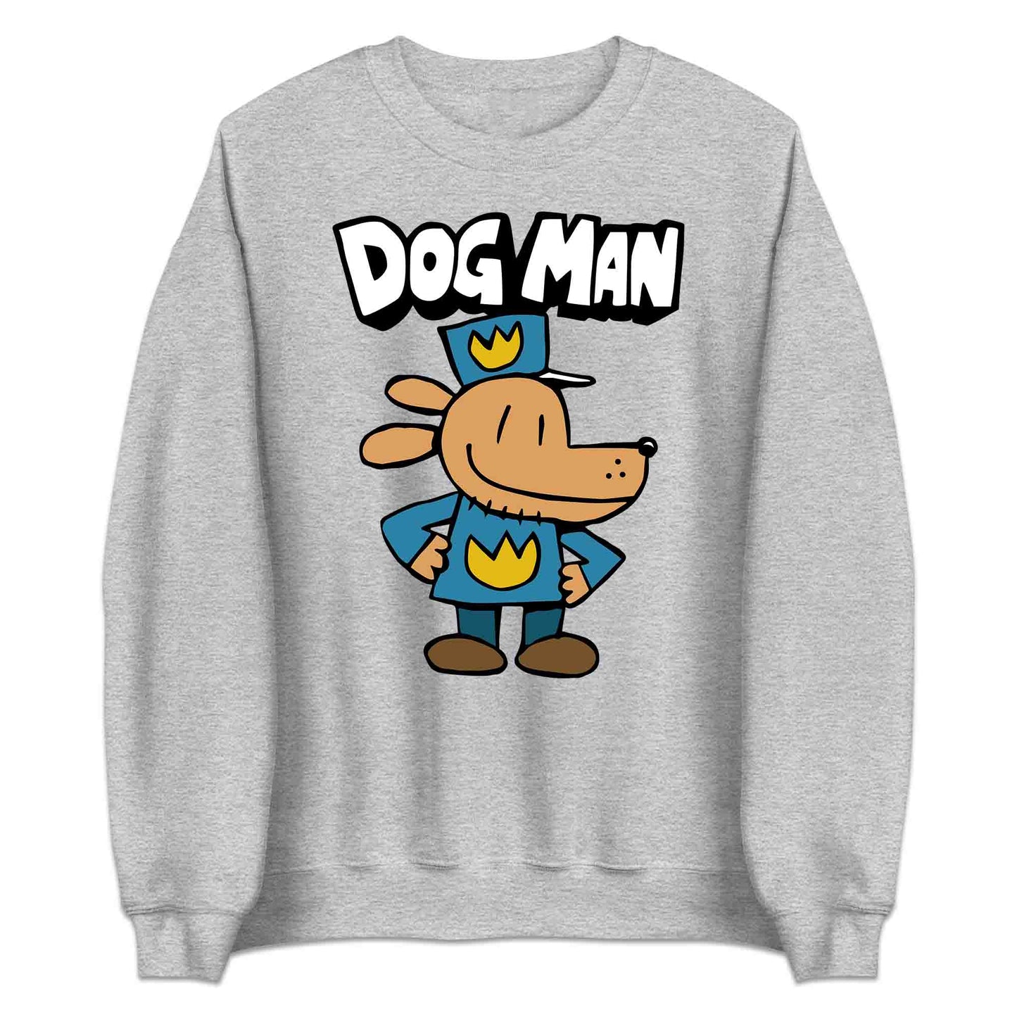Dog Man World Book Day T-Shirt | Funny Cop Dog Jumper | Comic Cartoon Police Dog Hoodie | PRODUCT CODE: DGSDFUTRCX