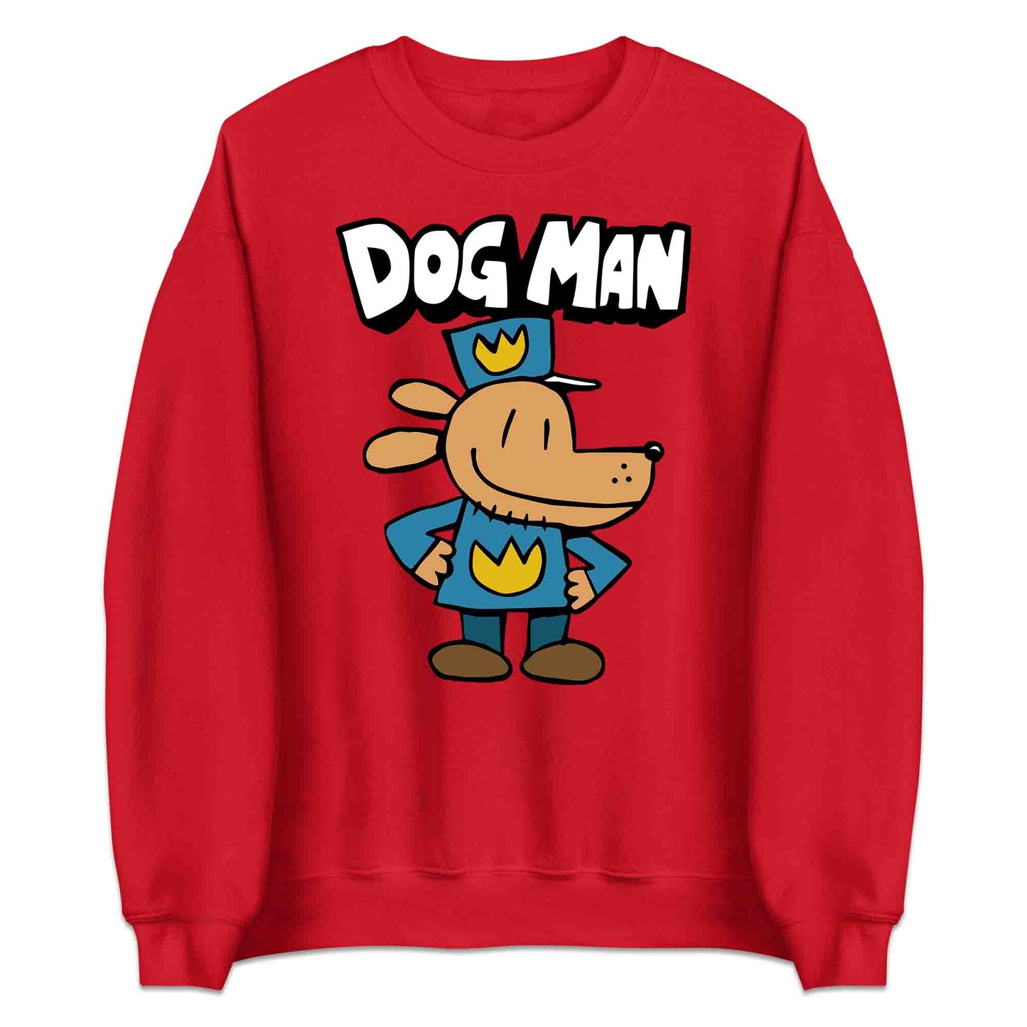 Dog Man World Book Day T-Shirt | Funny Cop Dog Jumper | Comic Cartoon Police Dog Hoodie | PRODUCT CODE: DGSDFUTRCX