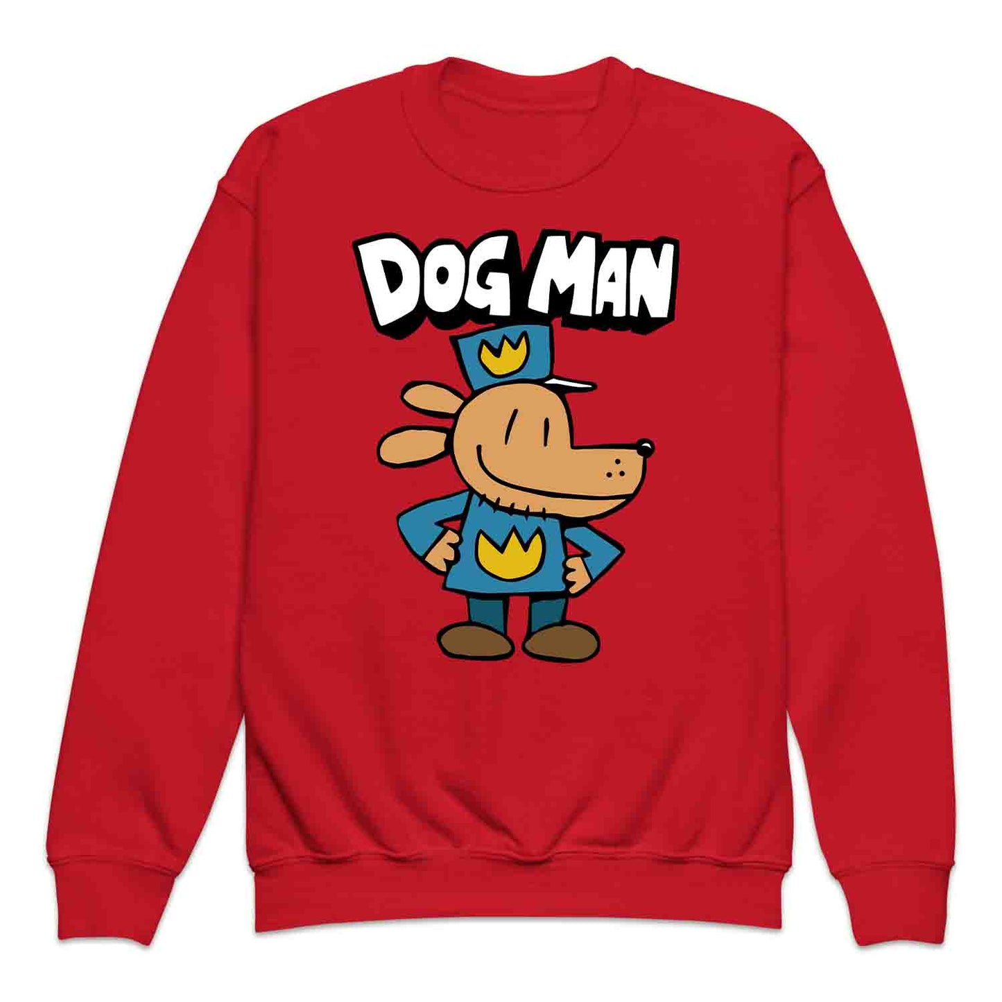 Dog Man World Book Day Kids T-Shirt | Funny Cop Dog Kids Jumper | Comic Cartoon Police Dog Hoodie | PRODUCT CODE: DGSDFUTRCX