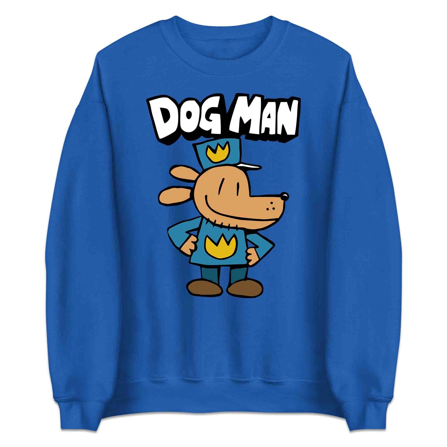 Dog Man World Book Day T-Shirt | Funny Cop Dog Jumper | Comic Cartoon Police Dog Hoodie | PRODUCT CODE: DGSDFUTRCX