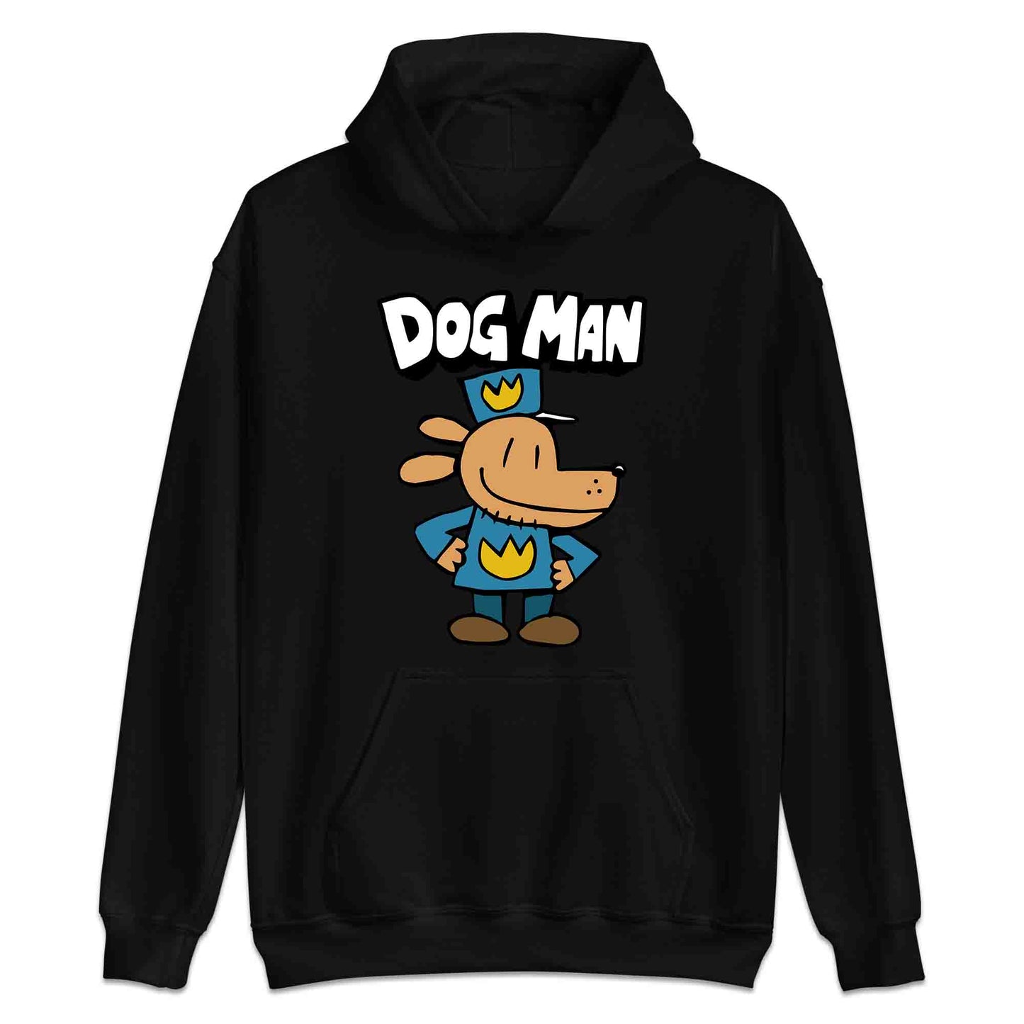 Dog Man World Book Day T-Shirt | Funny Cop Dog Jumper | Comic Cartoon Police Dog Hoodie | PRODUCT CODE: DGSDFUTRCX