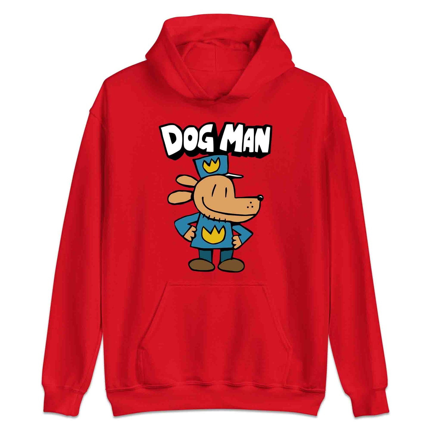 Dog Man World Book Day T-Shirt | Funny Cop Dog Jumper | Comic Cartoon Police Dog Hoodie | PRODUCT CODE: DGSDFUTRCX