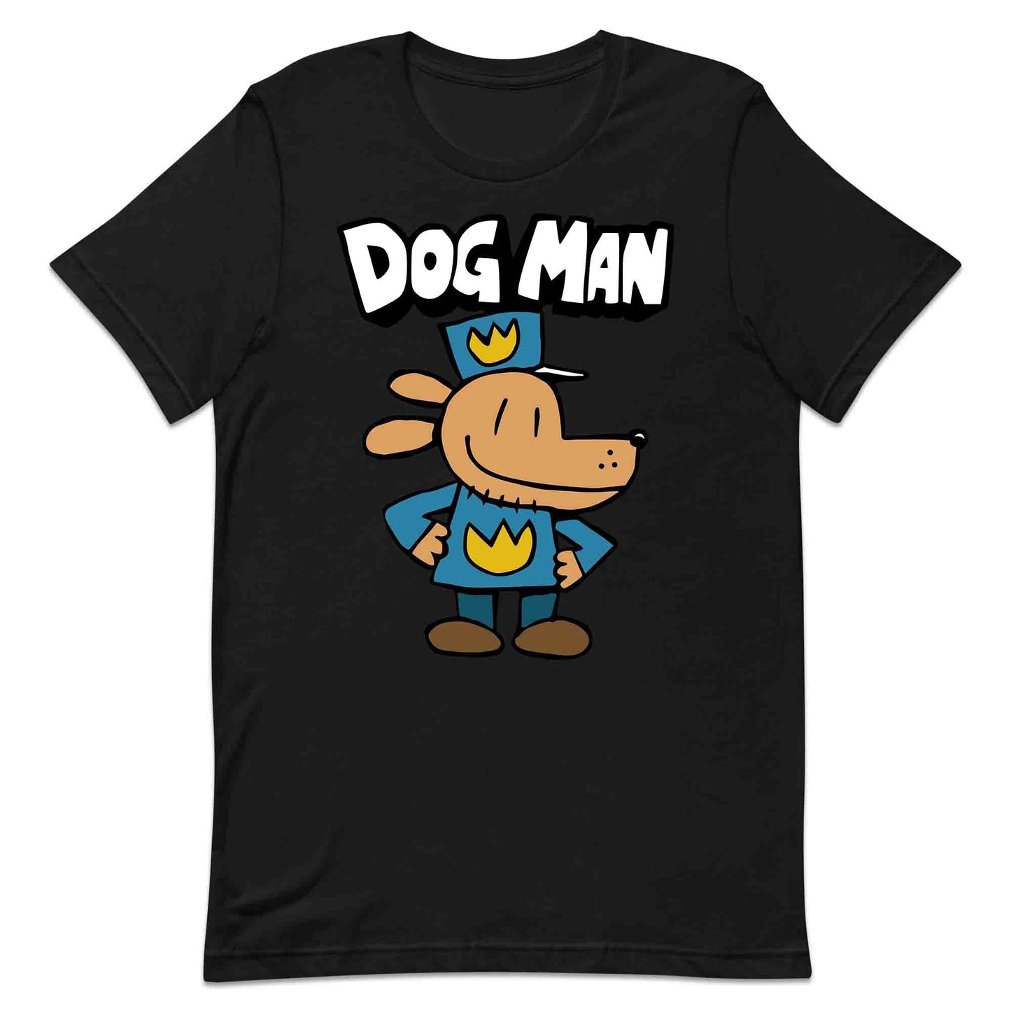 Dog Man World Book Day T-Shirt | Funny Cop Dog Jumper | Comic Cartoon Police Dog Hoodie | PRODUCT CODE: DGSDFUTRCX