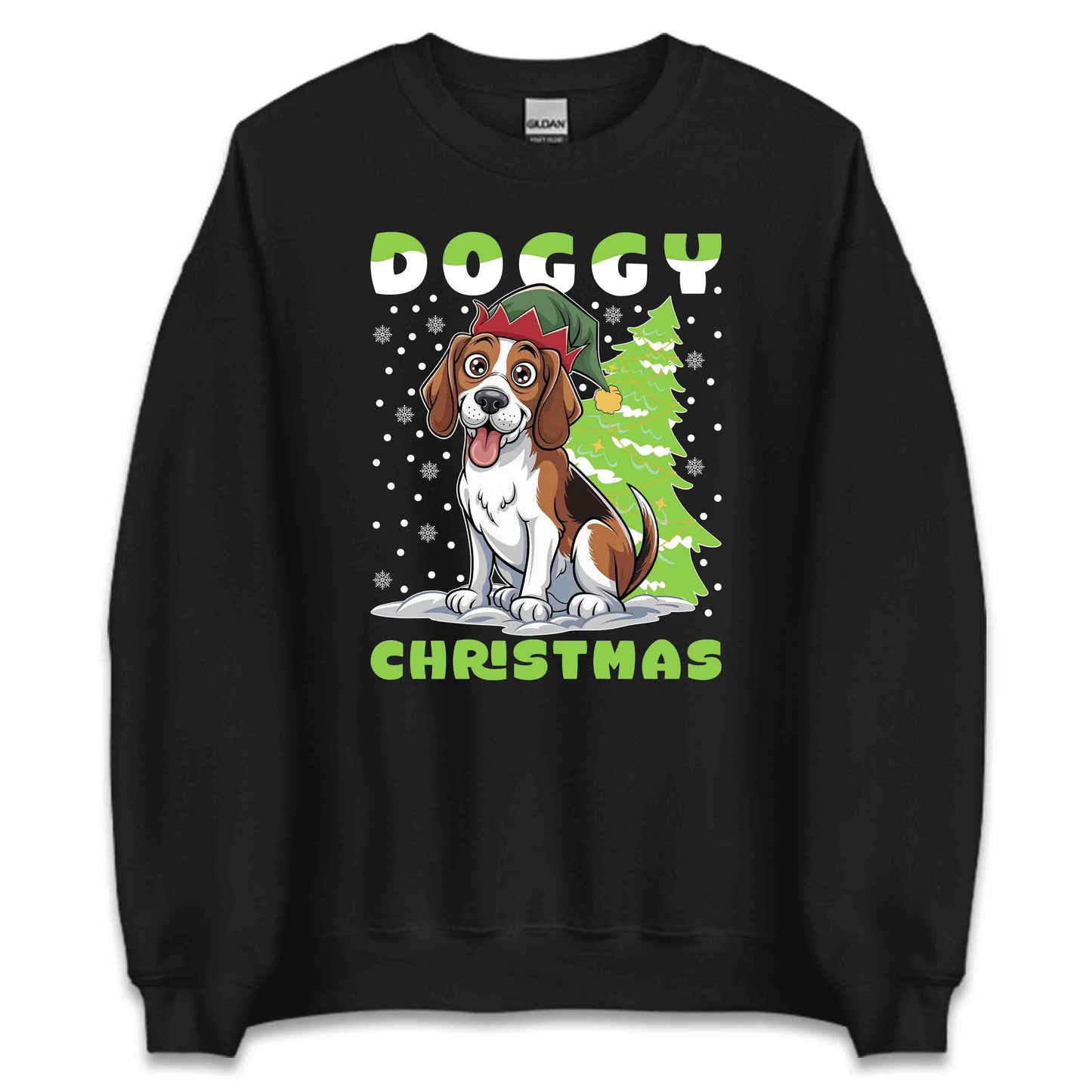 Doggy Christmas Adorable Beagle Dog Xmas | PRODUCT CODE: DGYCHRMADBL