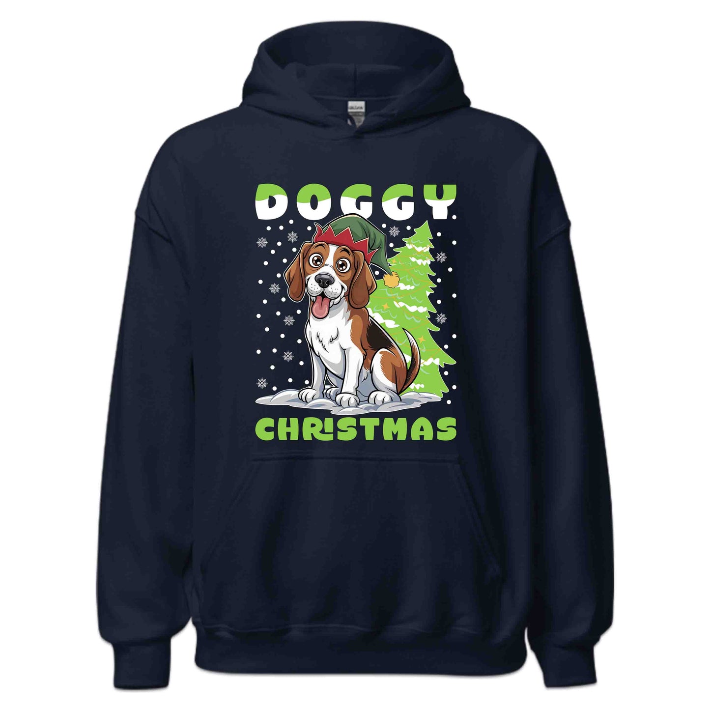 Doggy Christmas Adorable Beagle Dog Xmas | PRODUCT CODE: DGYCHRMADBL