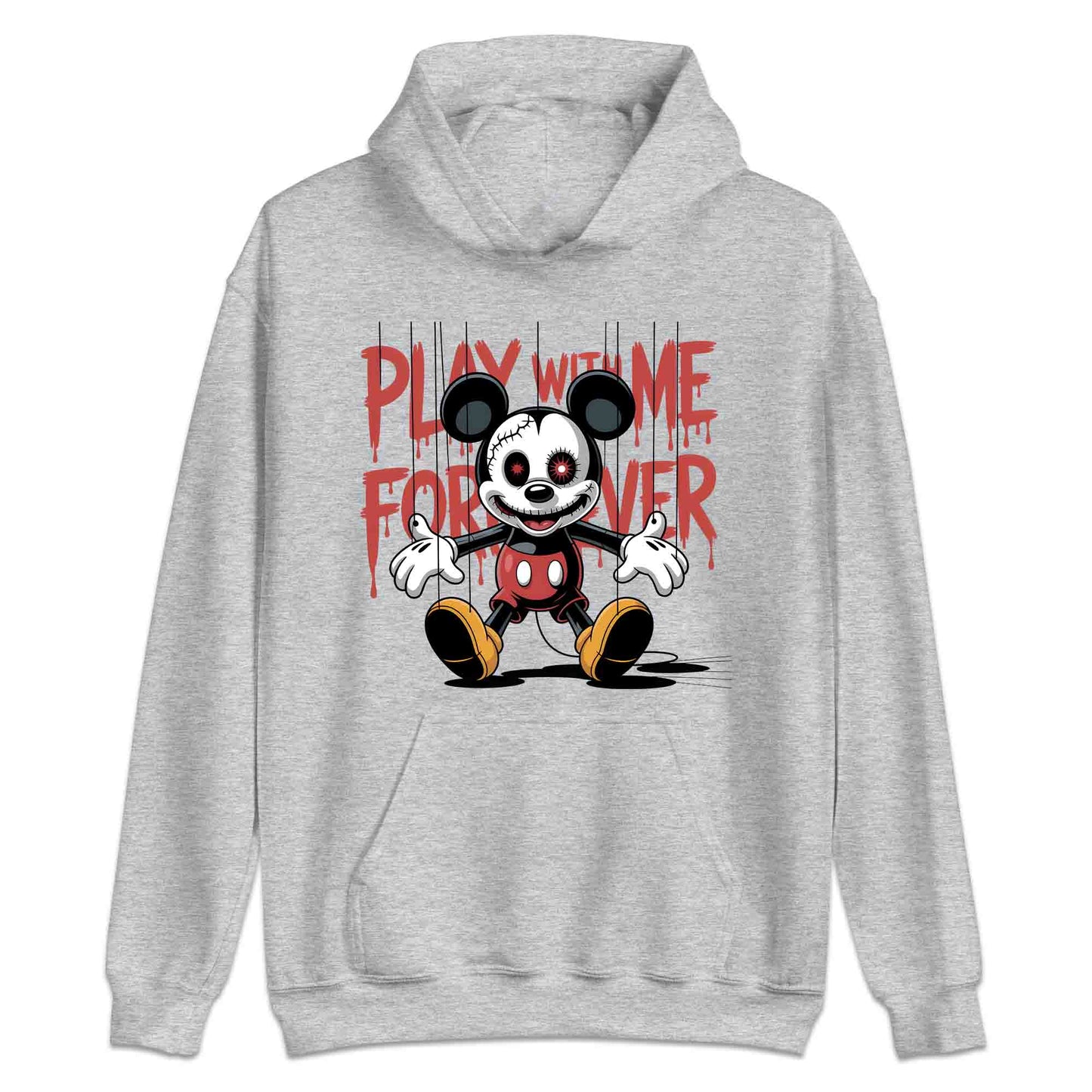 Disney Mickey Mouse Puppet Strings T-Shirt, Horror Cartoon Sweatshirt, Disney Halloween Hoodie | PRODUCT CODE: DHMWERXA