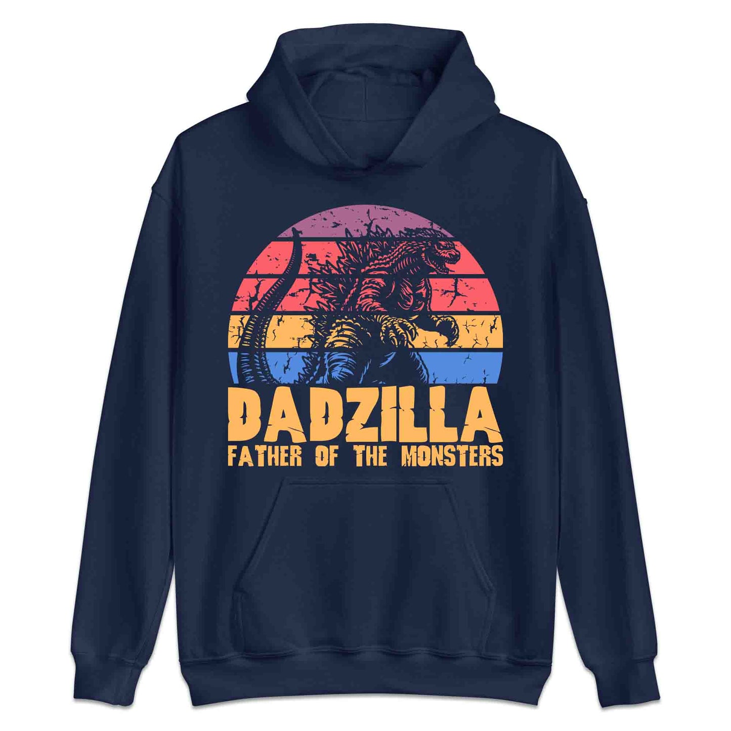 Dadzilla T-Shirt, Jumper & Hoodie – Vintage Godzilla-Inspired Father’s Day Gift for New & Legendary Dads | PRODUCT CODE: DJNBKJRF