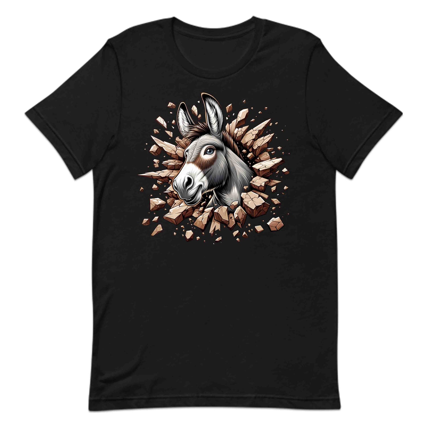 Donkey Breaking Through Wall 3D Realistic Donkey | PRODUCT CODE: DKBRWLAFMNDT