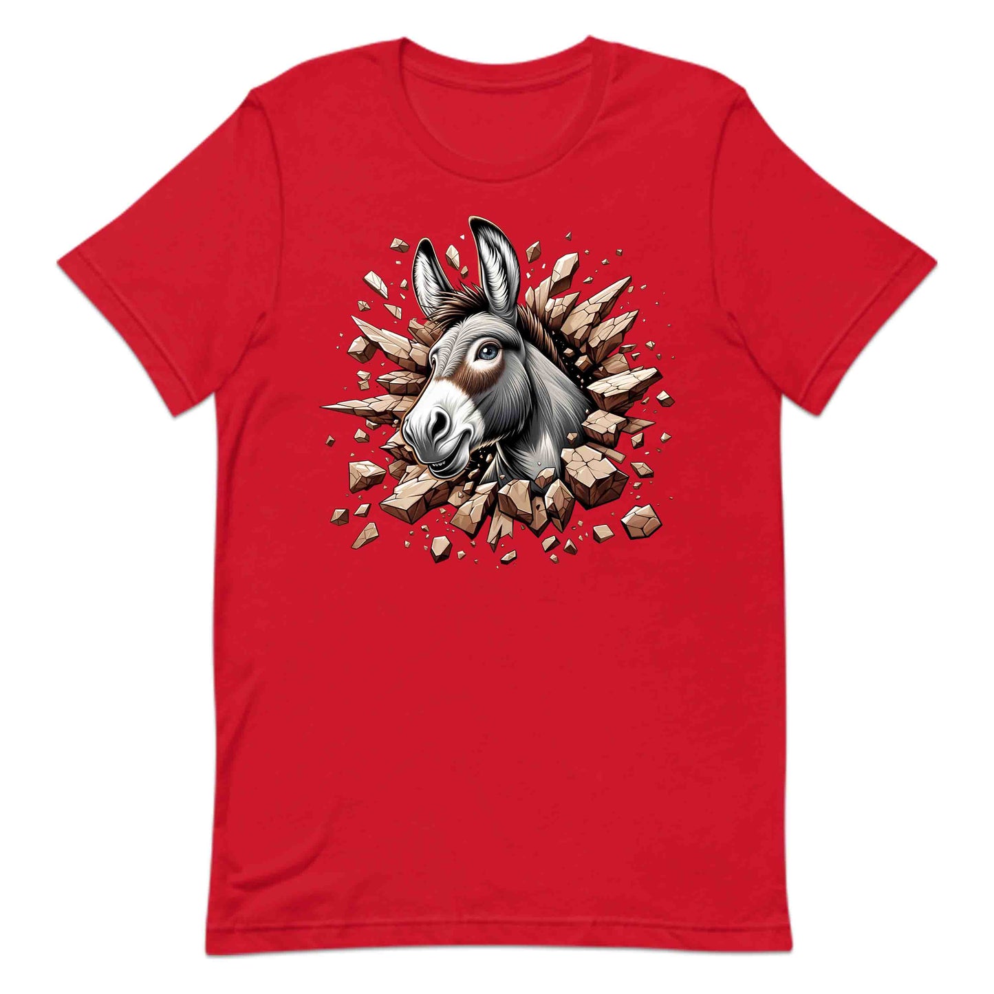 Donkey Breaking Through Wall 3D Realistic Donkey | PRODUCT CODE: DKBRWLAFMNDT