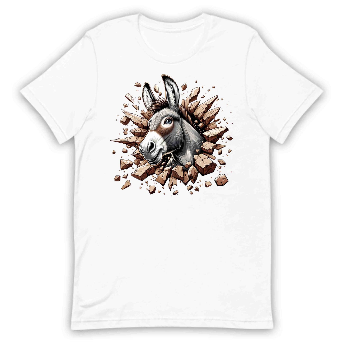 Donkey Breaking Through Wall 3D Realistic Donkey | PRODUCT CODE: DKBRWLAFMNDT