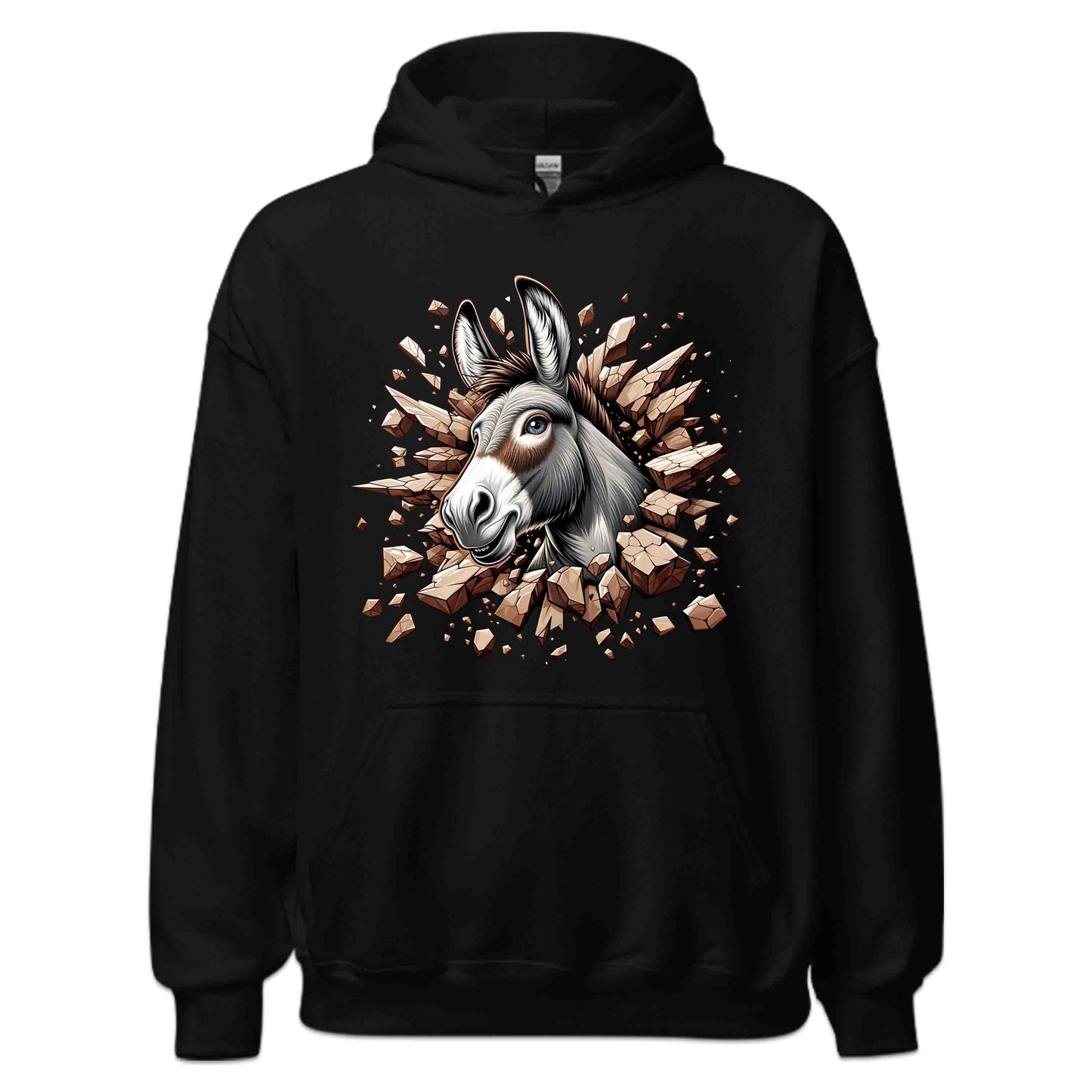 Donkey Breaking Through Wall 3D Realistic Donkey | PRODUCT CODE: DKBRWLAFMNDT