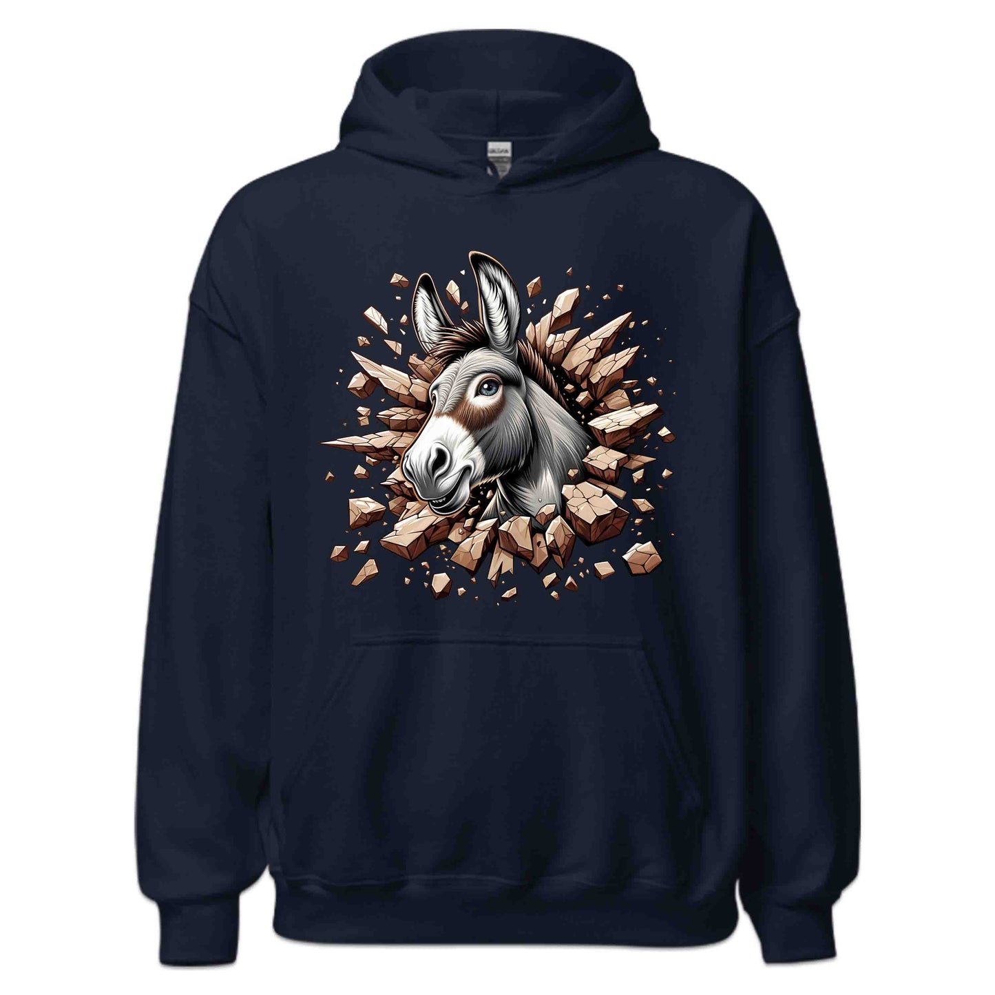 Donkey Breaking Through Wall 3D Realistic Donkey | PRODUCT CODE: DKBRWLAFMNDT