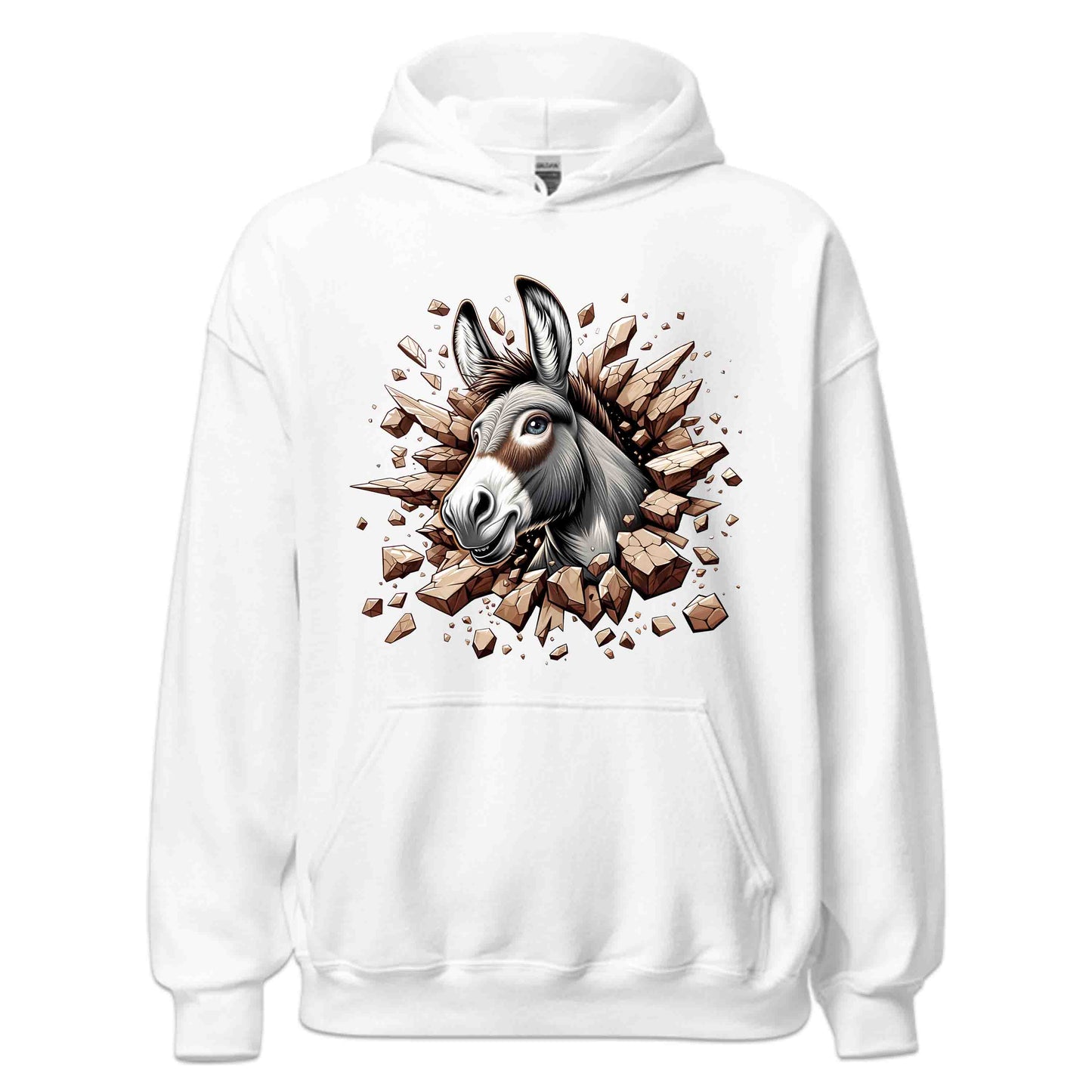 Donkey Breaking Through Wall 3D Realistic Donkey | PRODUCT CODE: DKBRWLAFMNDT