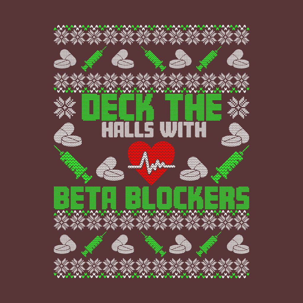 Deck the Halls with Beta Blockers Christmas Medical Xmas | PRODUCT CODE: DKCHLABTKSC
