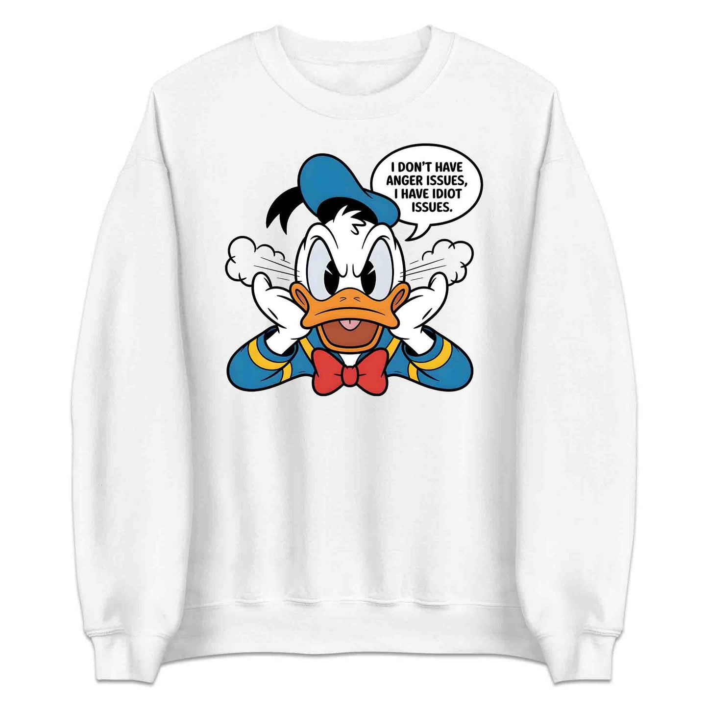 Disney Donald Duck I Don’t Have Anger Issues T-Shirt, Classic Cartoon Humor Sweatshirt, Funny Disney Hoodie | PRODUCT CODE: DKJWERNMUX