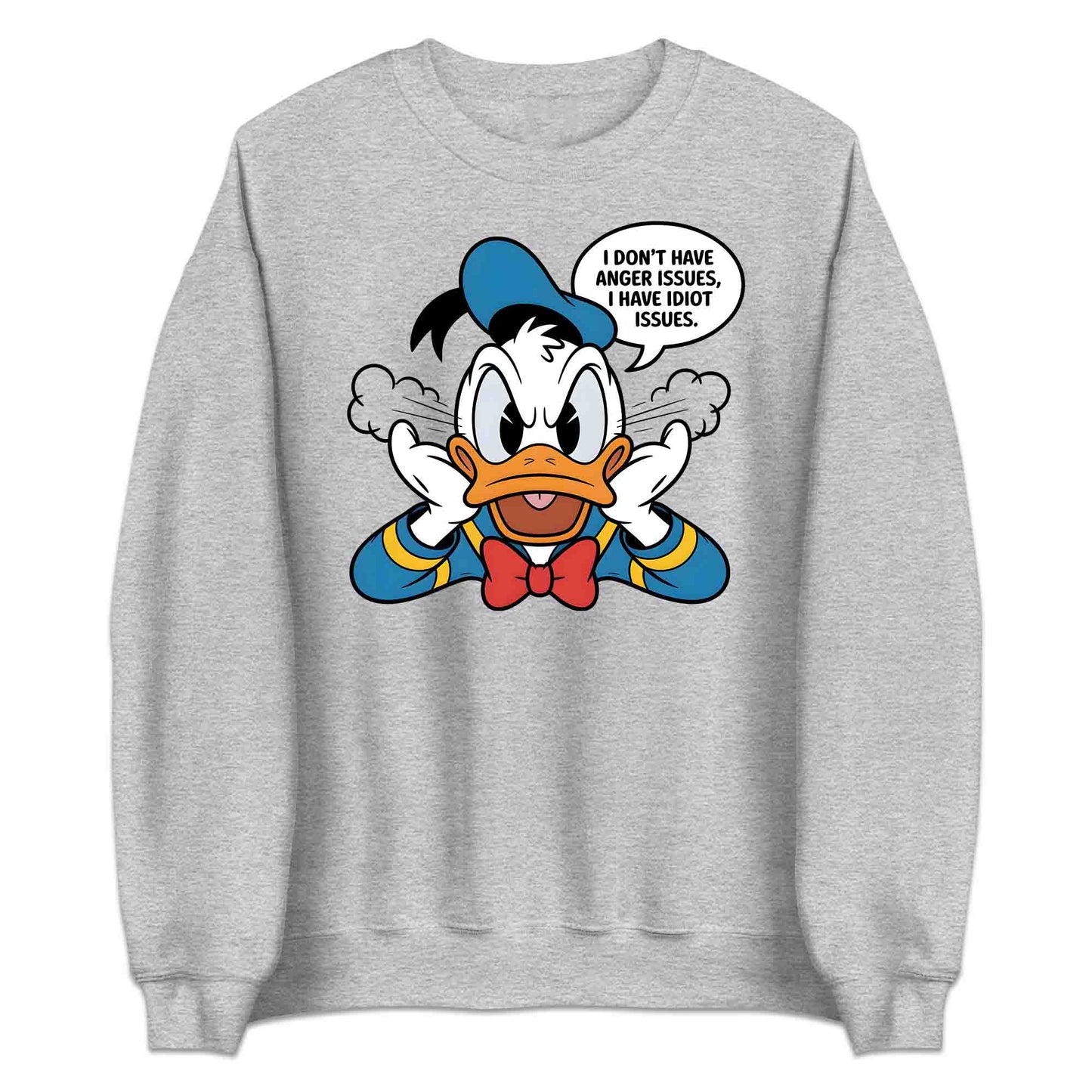 Disney Donald Duck I Don’t Have Anger Issues T-Shirt, Classic Cartoon Humor Sweatshirt, Funny Disney Hoodie | PRODUCT CODE: DKJWERNMUX