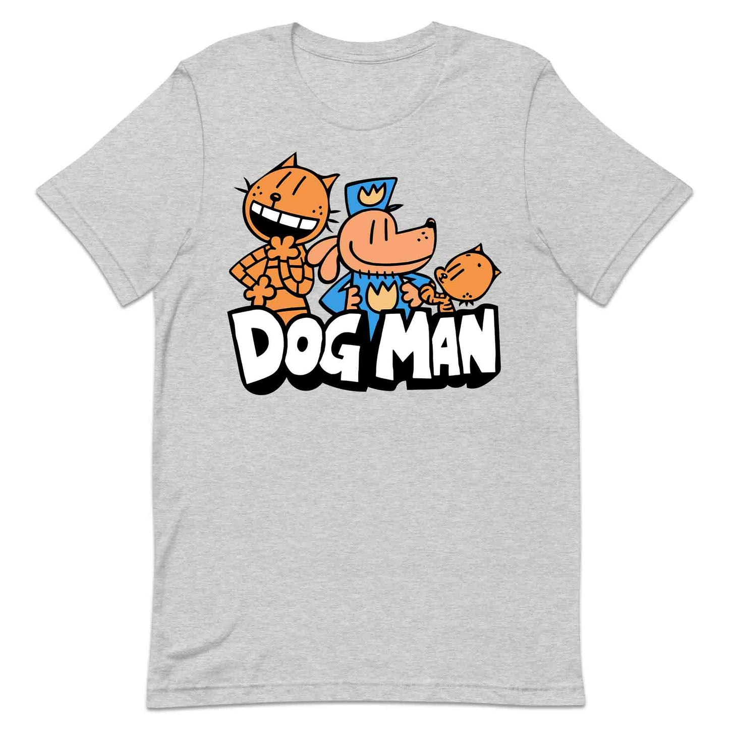Dog Man & Friends T-Shirt | Funny Cop Dog World Book Day Jumper | Comic Story Book Hoodie | PRODUCT CODE: DMGUJQWEOP