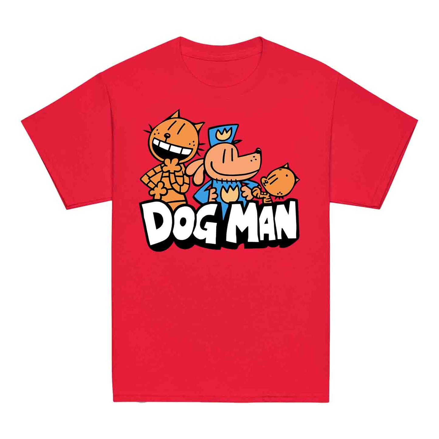 Dog Man & Friends Kids T-Shirt | Funny Cop Dog World Book Day Kids Jumper | Comic Story Book Hoodie | PRODUCT CODE: DMGUJQWEOP