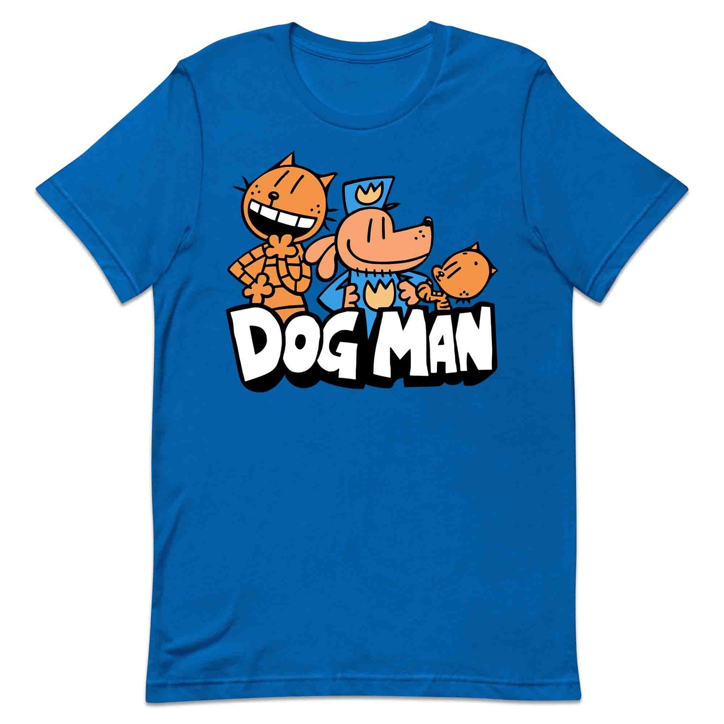 Dog Man & Friends T-Shirt | Funny Cop Dog World Book Day Jumper | Comic Story Book Hoodie | PRODUCT CODE: DMGUJQWEOP