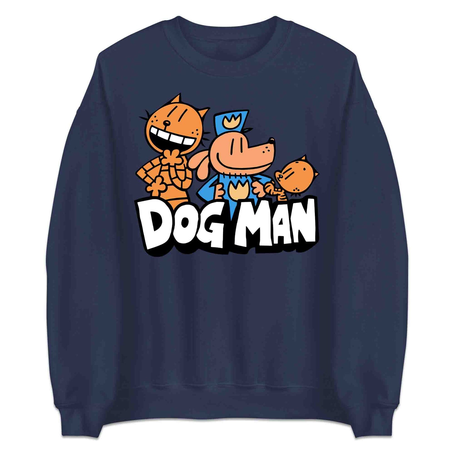 Dog Man & Friends T-Shirt | Funny Cop Dog World Book Day Jumper | Comic Story Book Hoodie | PRODUCT CODE: DMGUJQWEOP