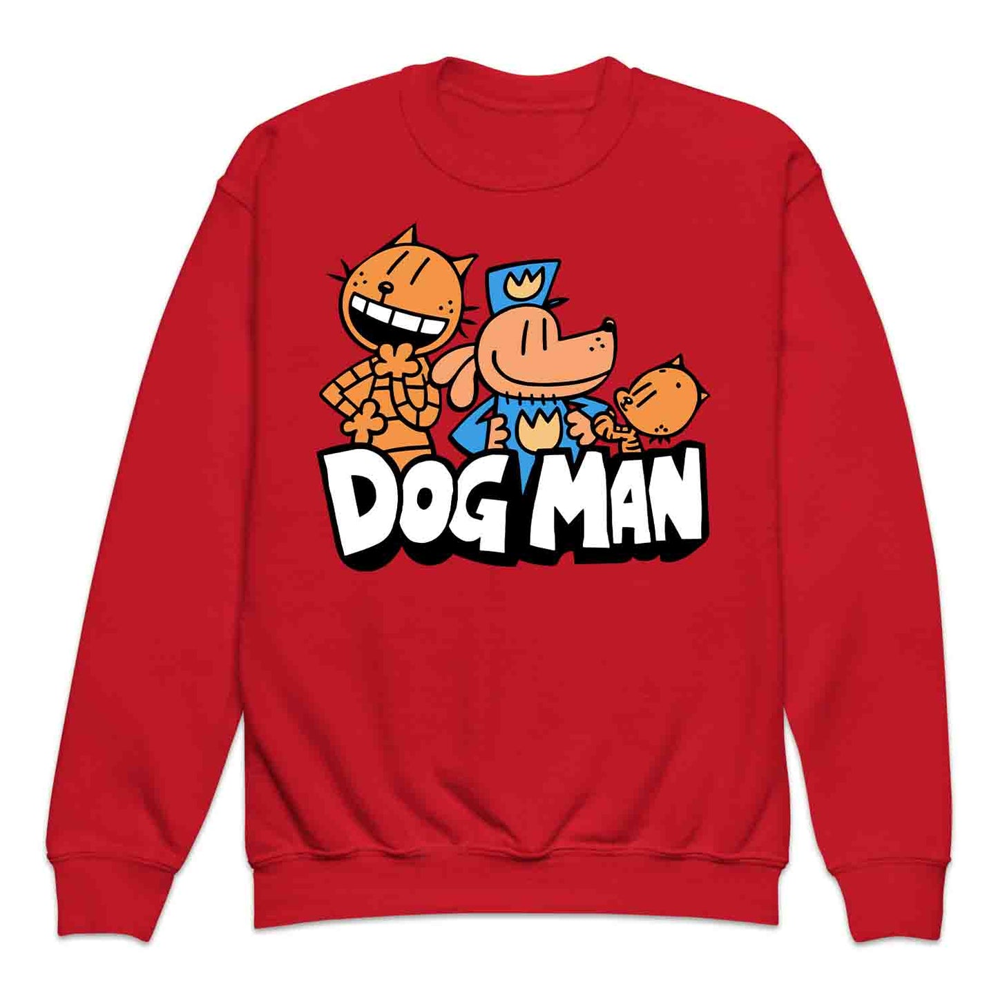 Dog Man & Friends Kids T-Shirt | Funny Cop Dog World Book Day Kids Jumper | Comic Story Book Hoodie | PRODUCT CODE: DMGUJQWEOP