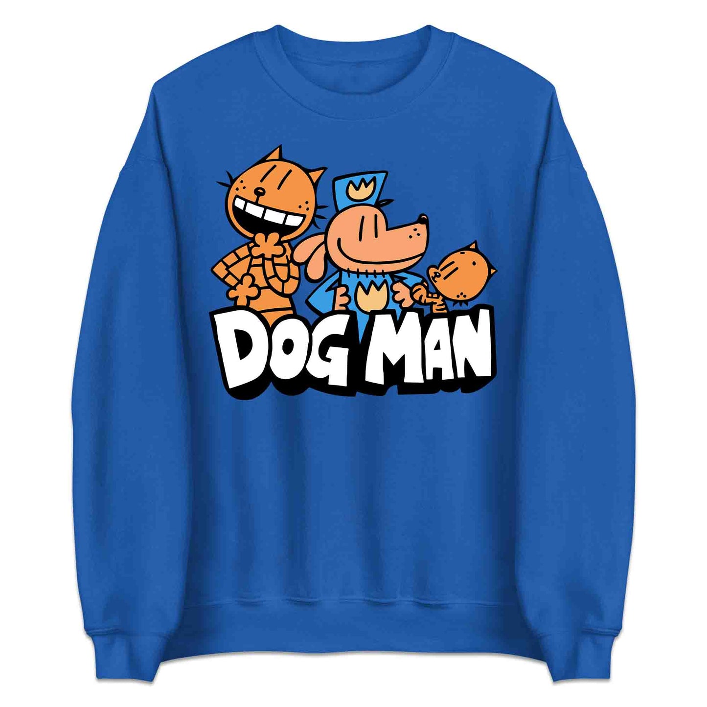 Dog Man & Friends T-Shirt | Funny Cop Dog World Book Day Jumper | Comic Story Book Hoodie | PRODUCT CODE: DMGUJQWEOP
