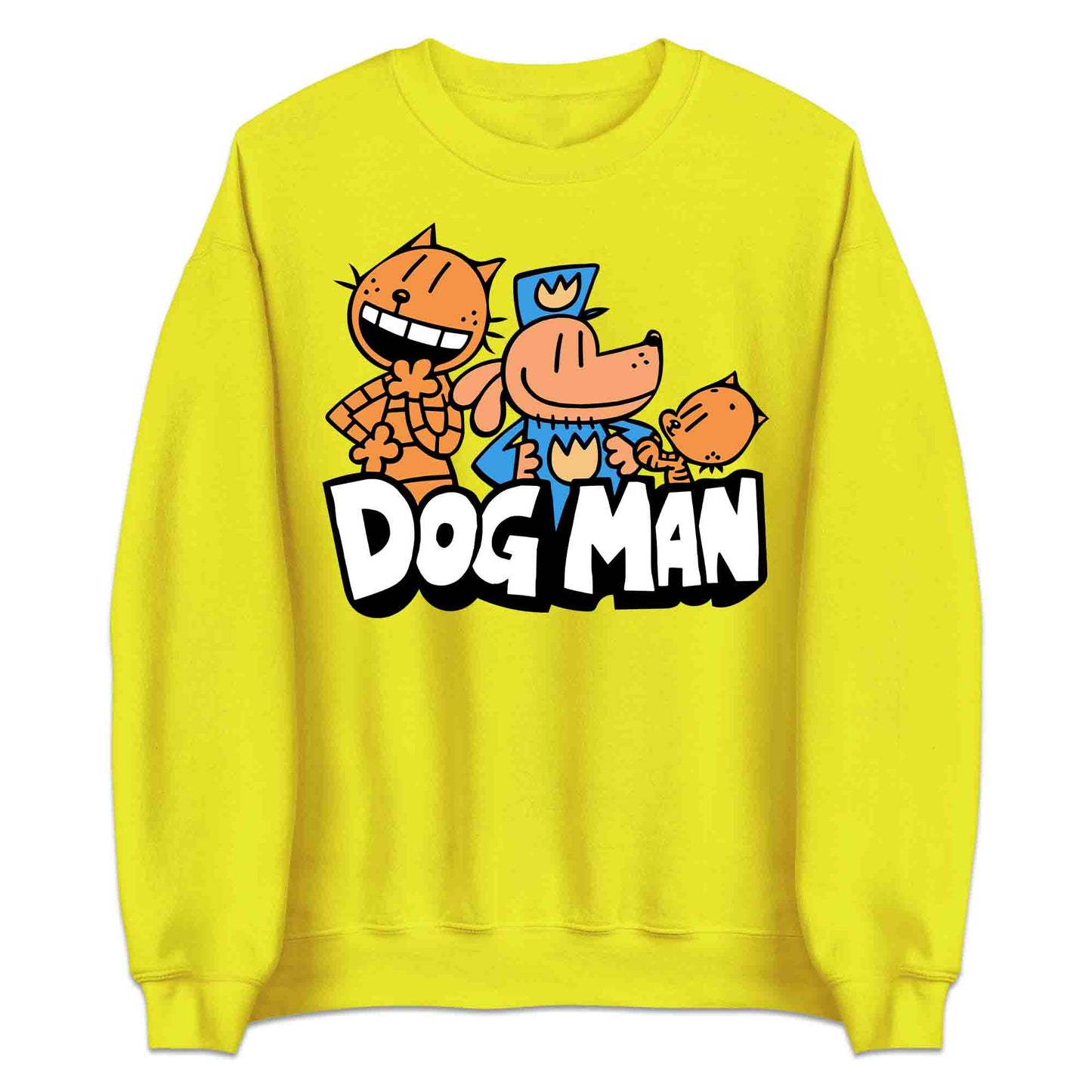 Dog Man & Friends T-Shirt | Funny Cop Dog World Book Day Jumper | Comic Story Book Hoodie | PRODUCT CODE: DMGUJQWEOP