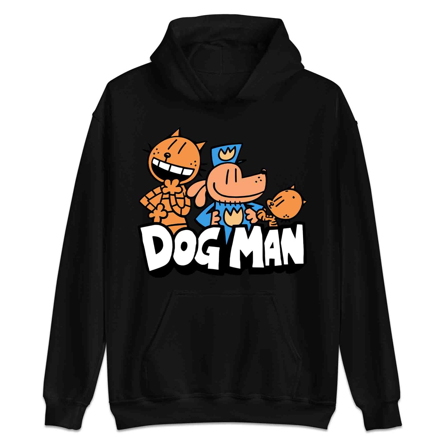 Dog Man & Friends T-Shirt | Funny Cop Dog World Book Day Jumper | Comic Story Book Hoodie | PRODUCT CODE: DMGUJQWEOP