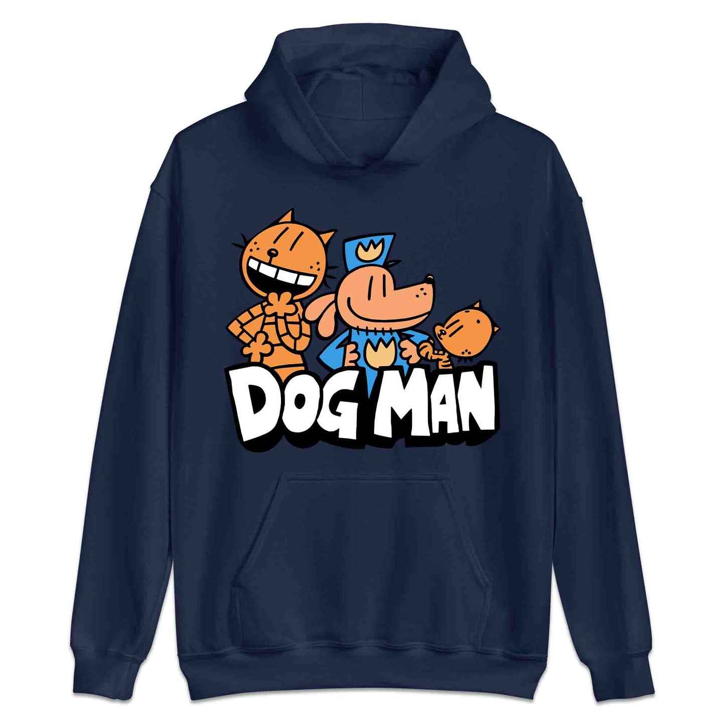 Dog Man & Friends T-Shirt | Funny Cop Dog World Book Day Jumper | Comic Story Book Hoodie | PRODUCT CODE: DMGUJQWEOP