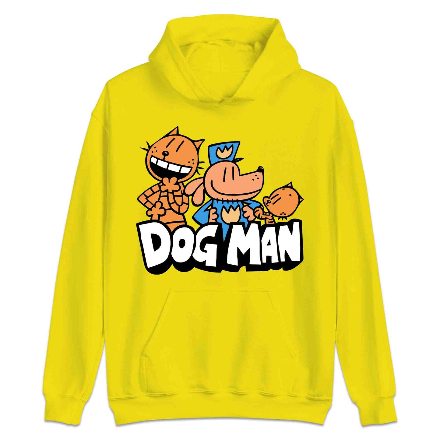 Dog Man & Friends T-Shirt | Funny Cop Dog World Book Day Jumper | Comic Story Book Hoodie | PRODUCT CODE: DMGUJQWEOP