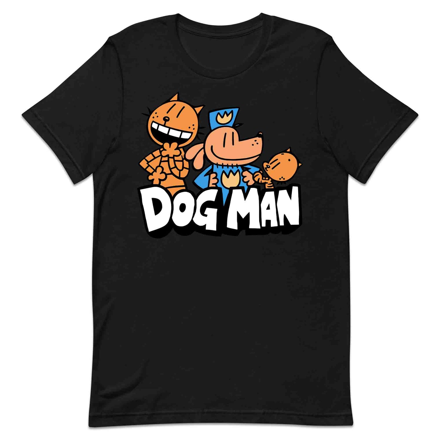 Dog Man & Friends T-Shirt | Funny Cop Dog World Book Day Jumper | Comic Story Book Hoodie | PRODUCT CODE: DMGUJQWEOP