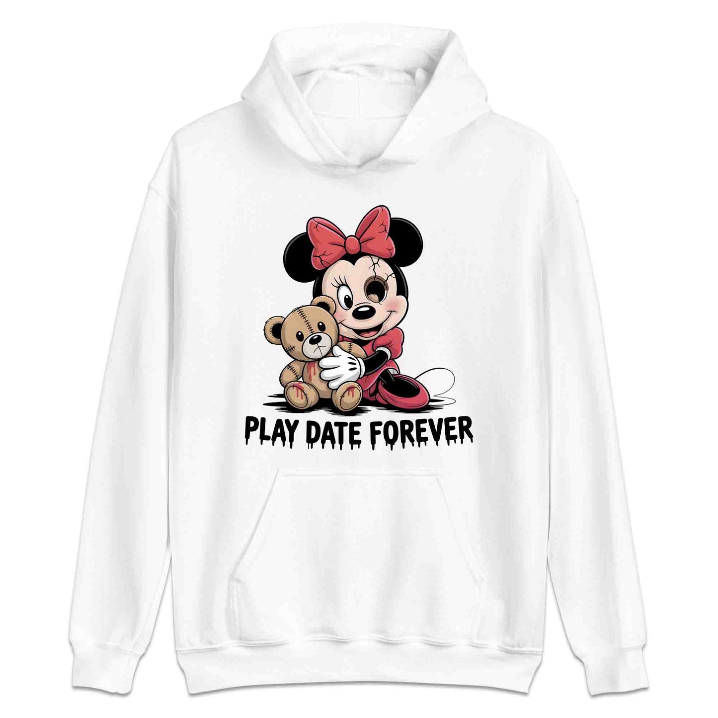 Disney Minnie Mouse Play Date Forever T-Shirt, Horror Cartoon Sweatshirt, Halloween Hoodie | PRODUCT CODE: DMNEWRIPL