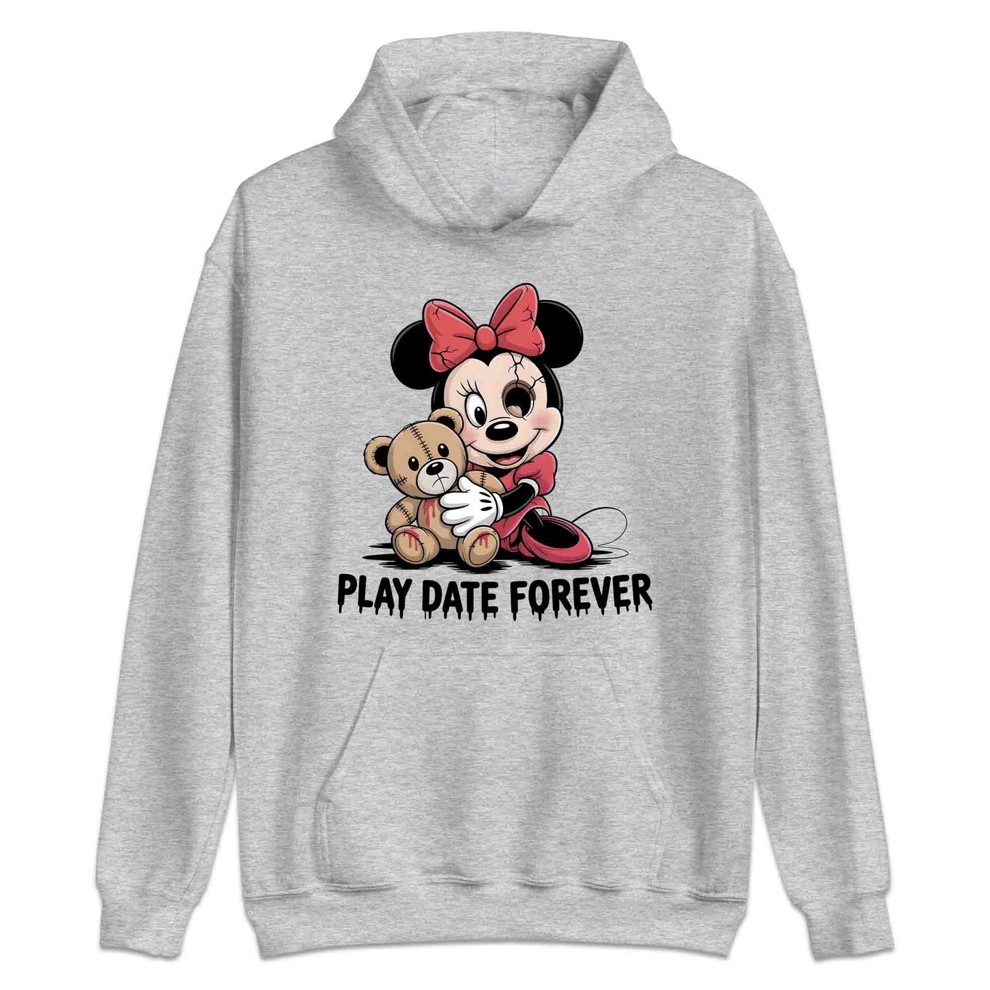 Disney Minnie Mouse Play Date Forever T-Shirt, Horror Cartoon Sweatshirt, Halloween Hoodie | PRODUCT CODE: DMNEWRIPL